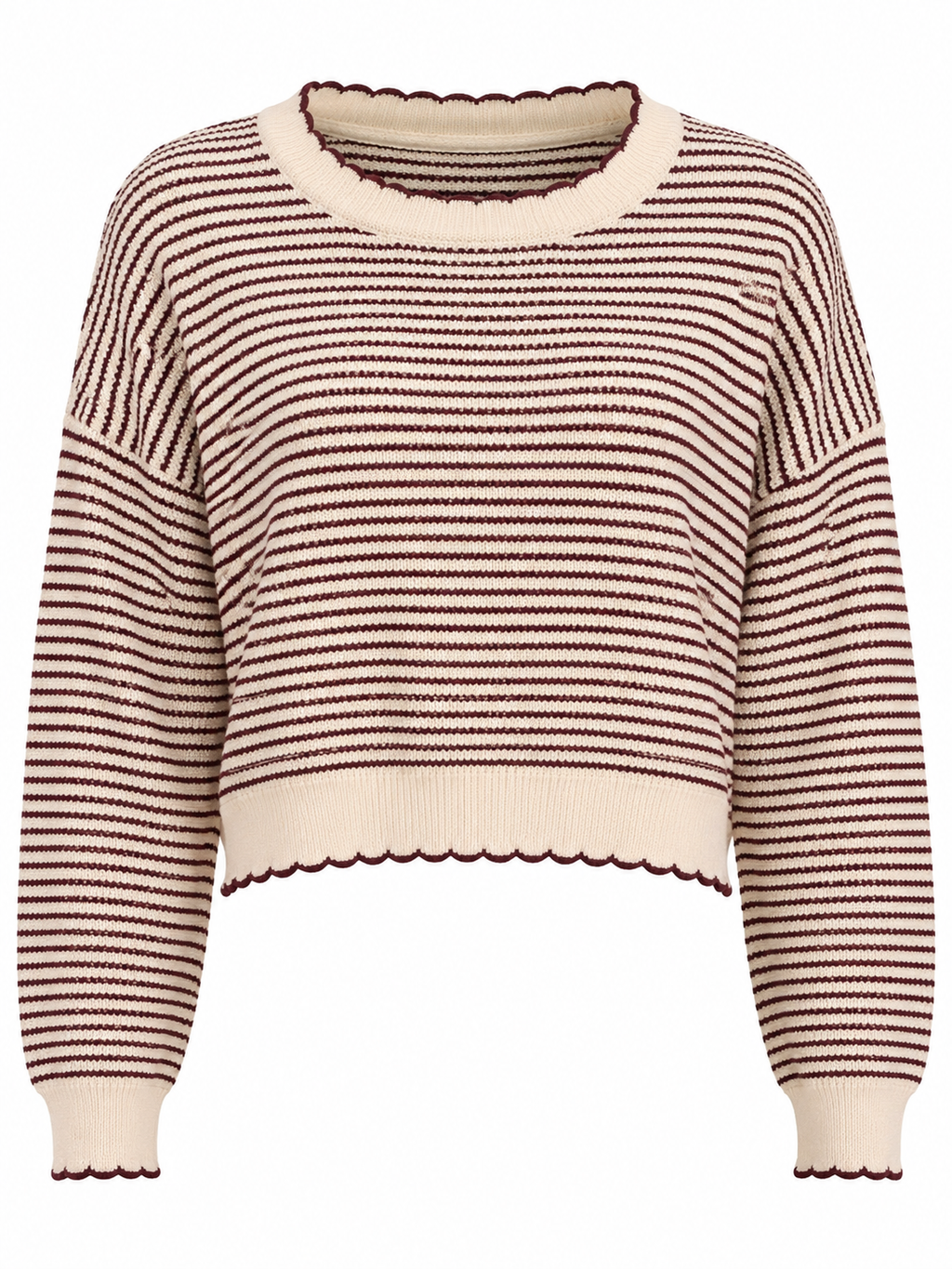 Trina Striped Sweater Top