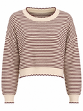 Trina Striped Sweater Top