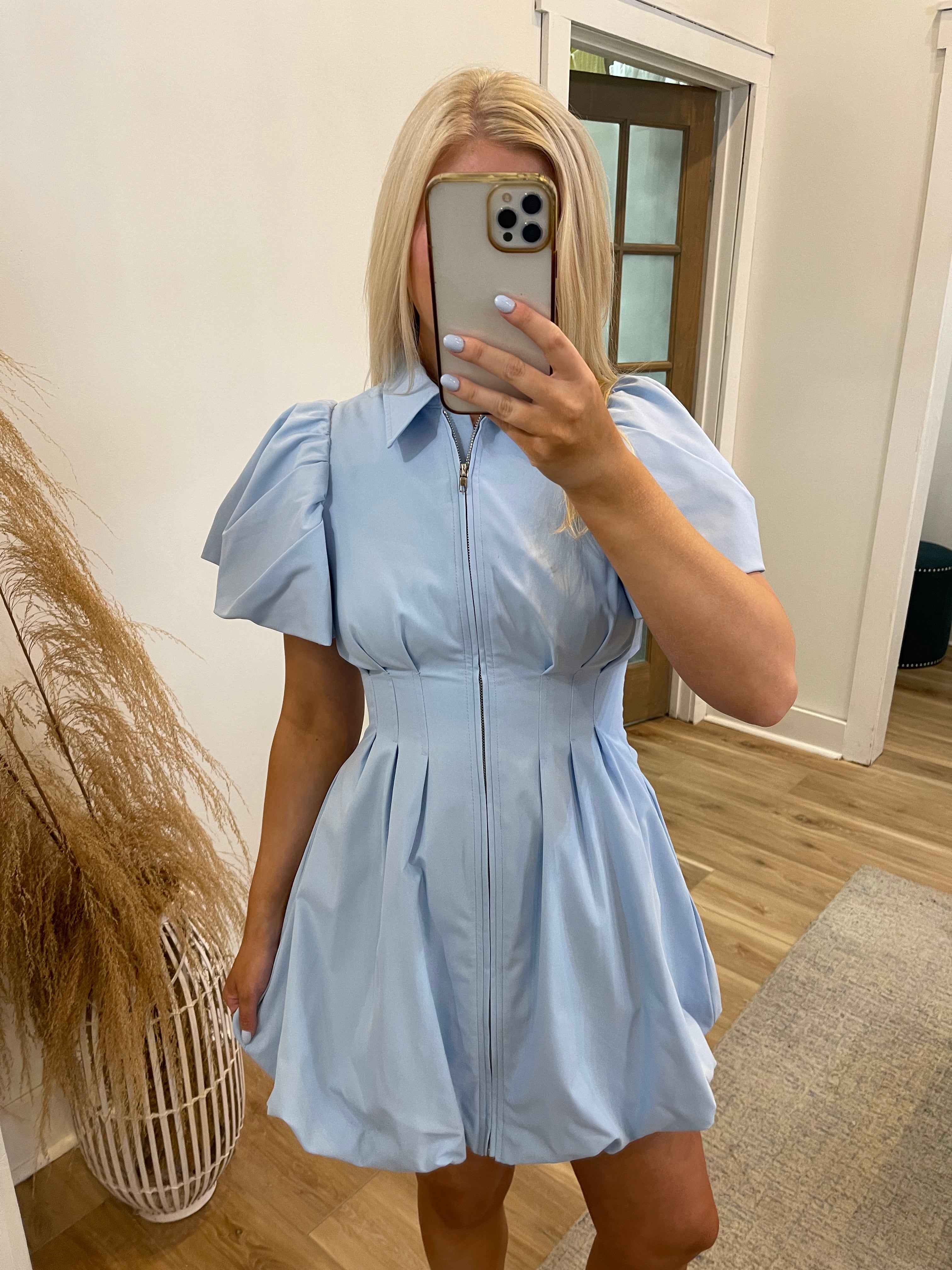 Kamryn Bubble Mini Dress