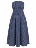 Eliana Strapless Midi Dress