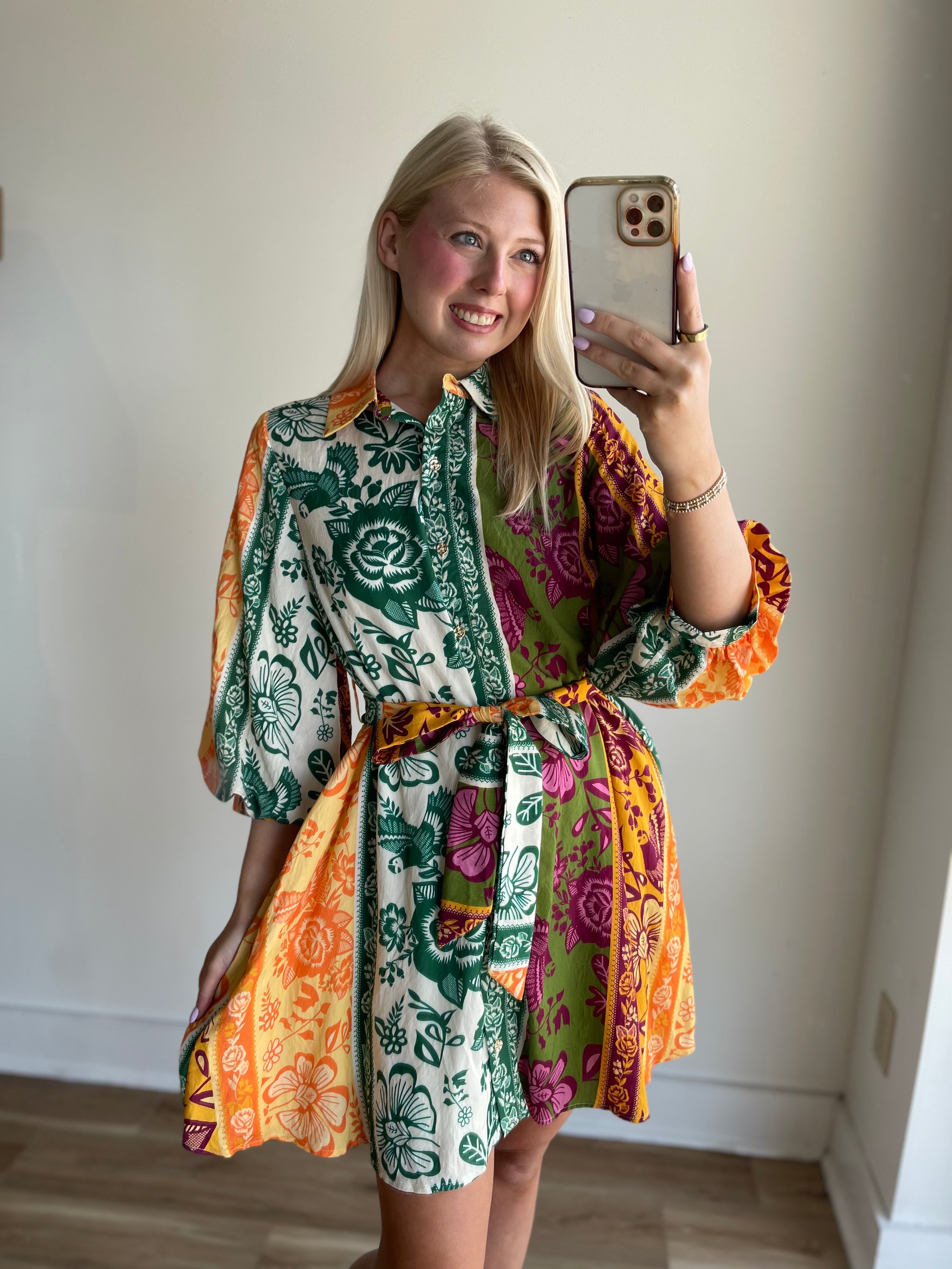 Rio Floral Mini Dress