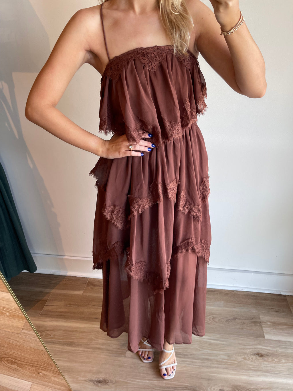 Bella Tiered Midi Dress