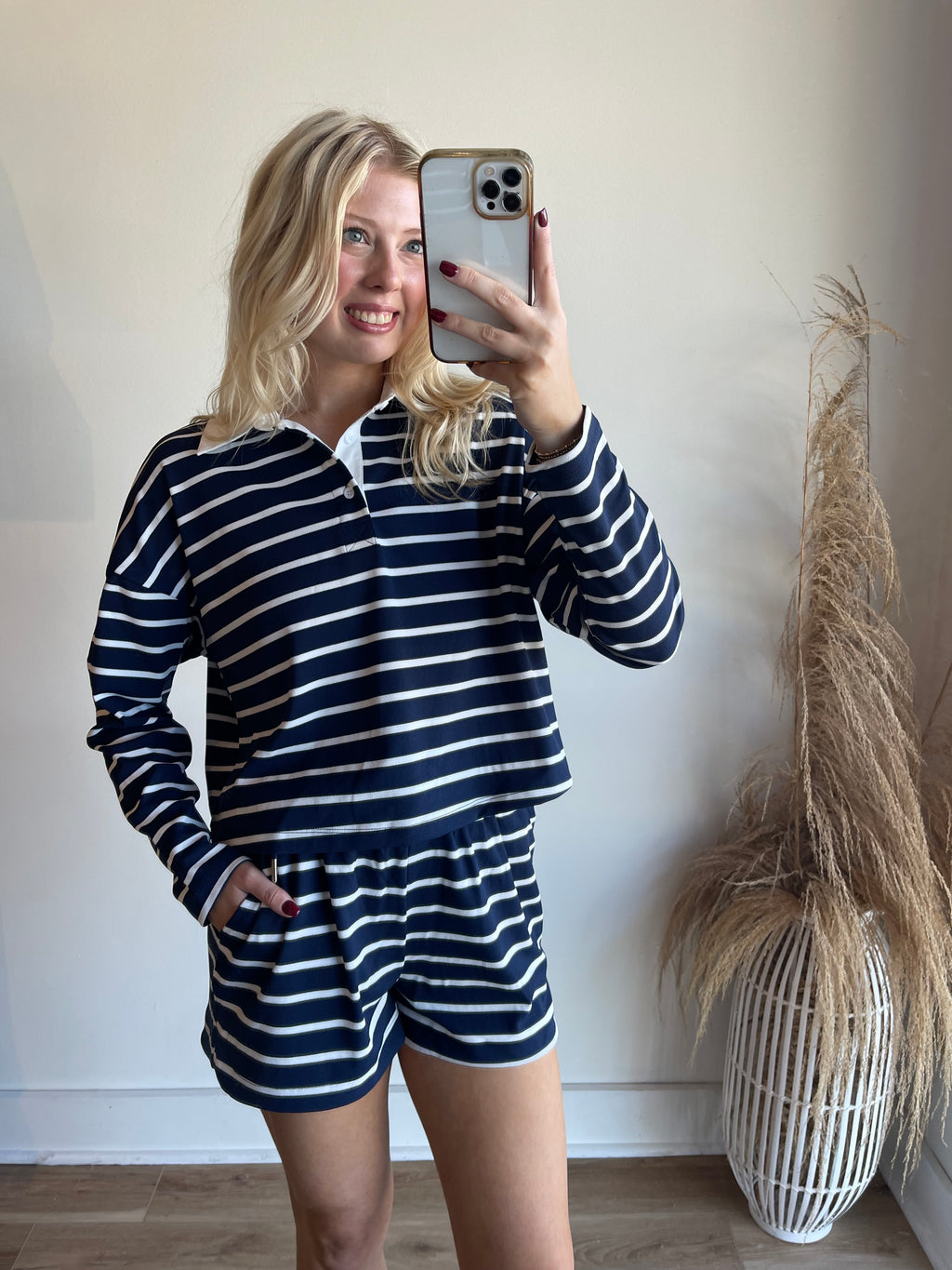 Libby Stripe Short Set