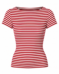 Kate Striped Fitted Top