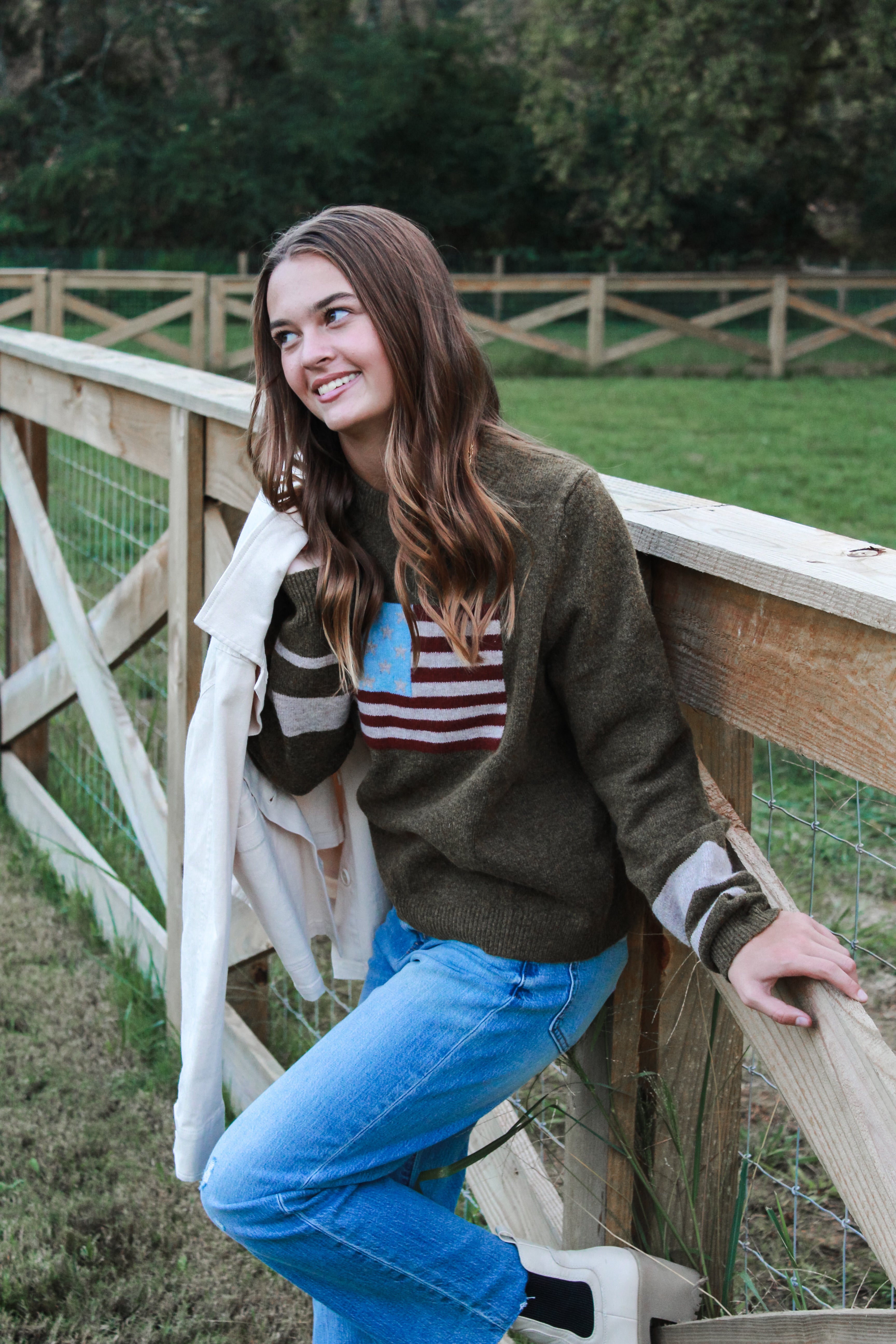 Knitted Flag Sweater