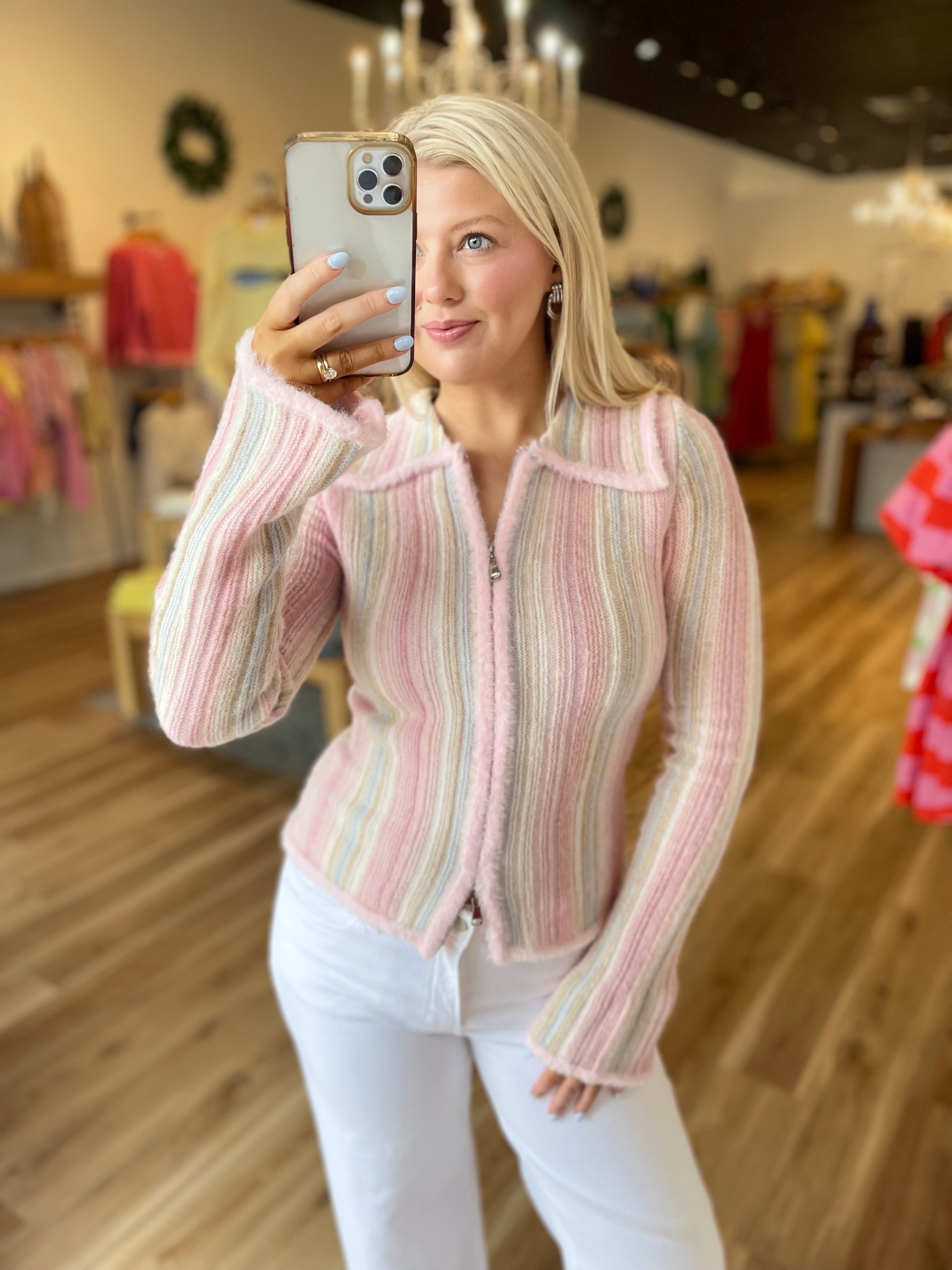 Jacquie Striped Top