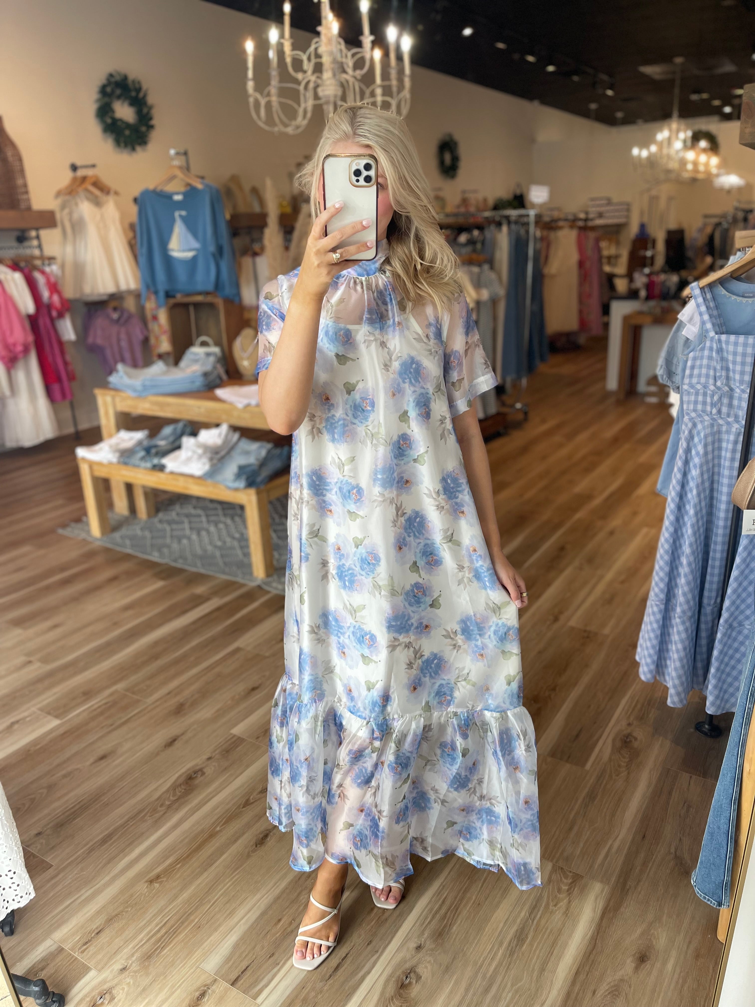 Chiffon Midi Dress