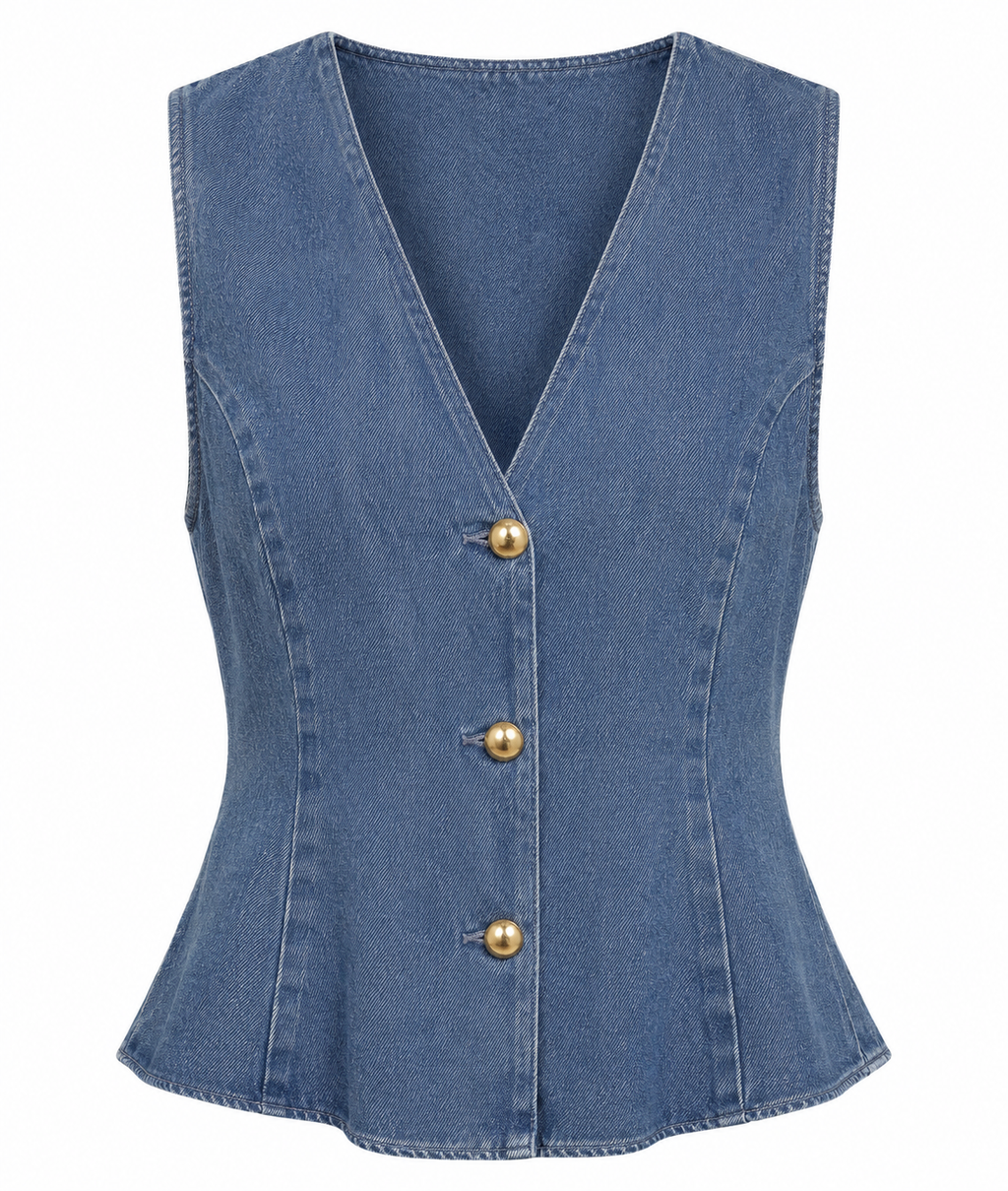 Demi Denim Vest