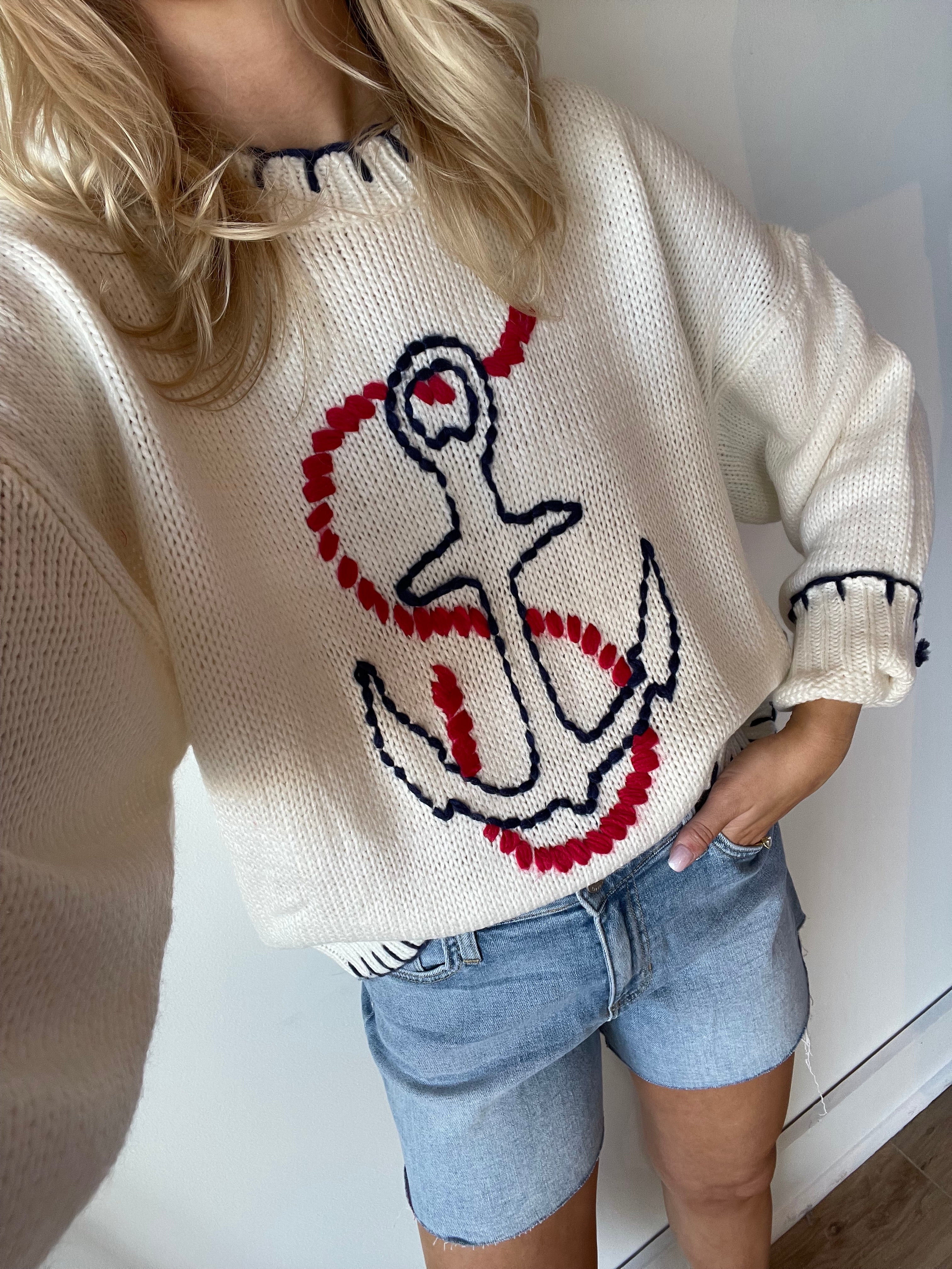 Anchor Knit Sweater