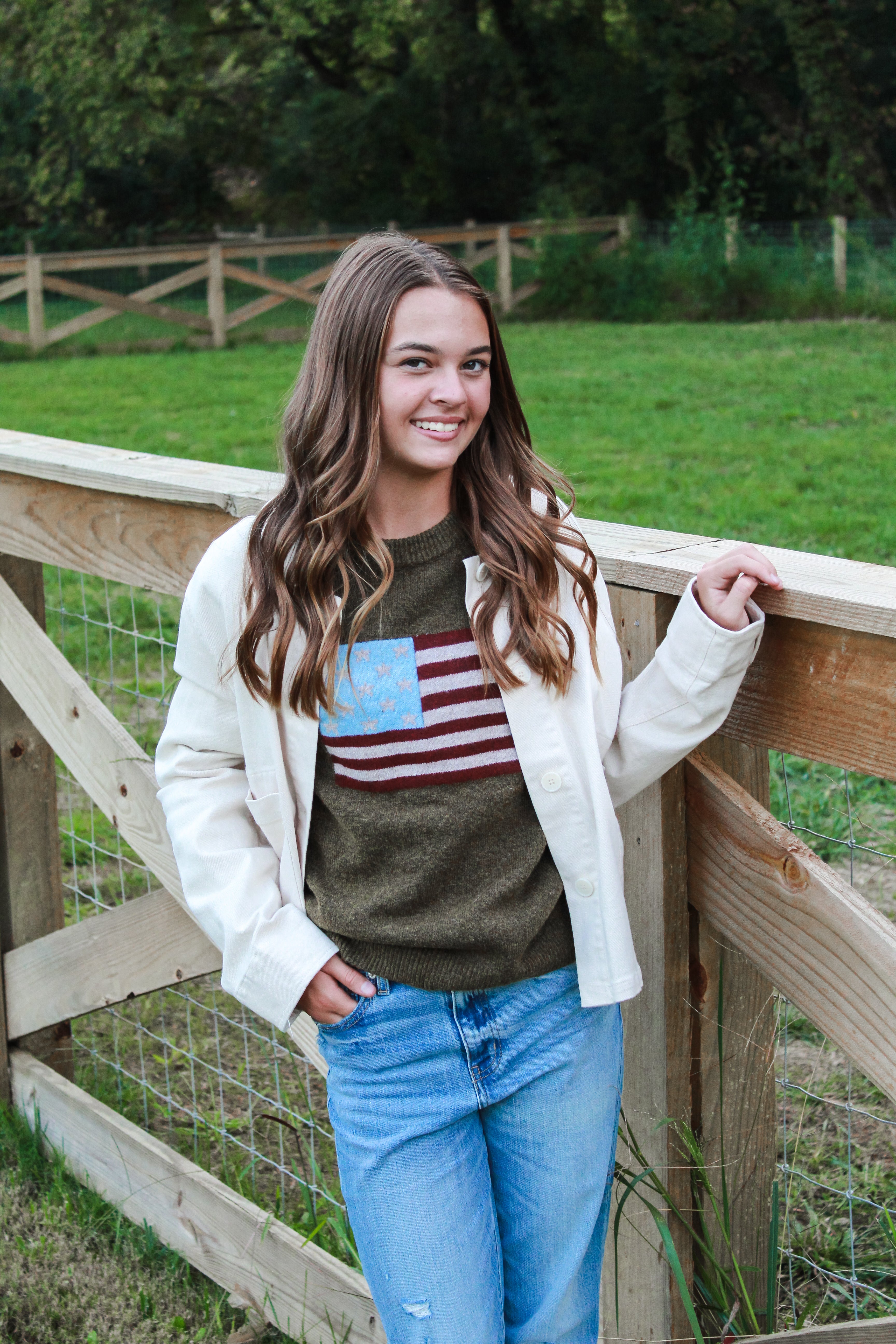 Knitted Flag Sweater