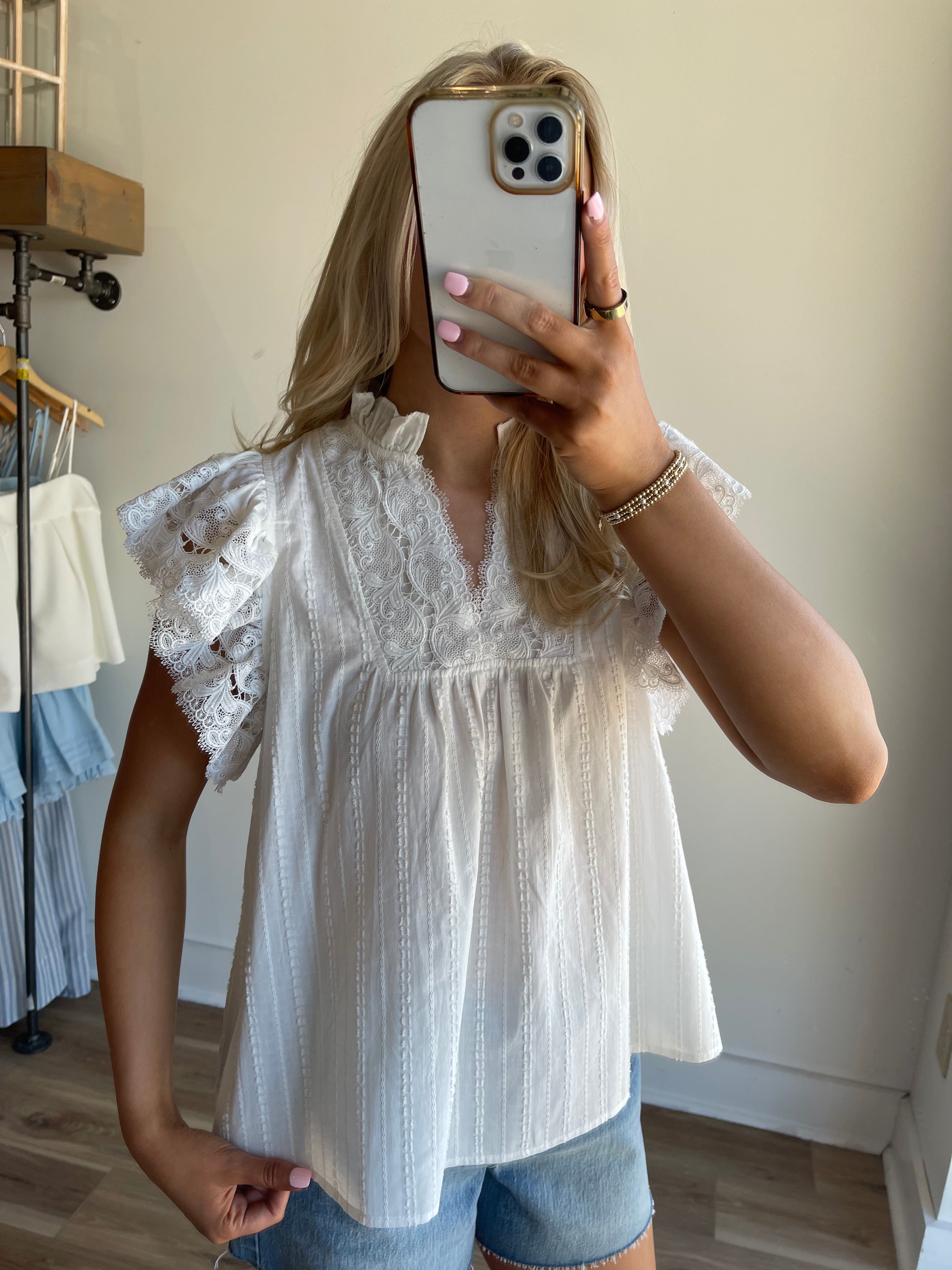 Annabelle Ruffle Top