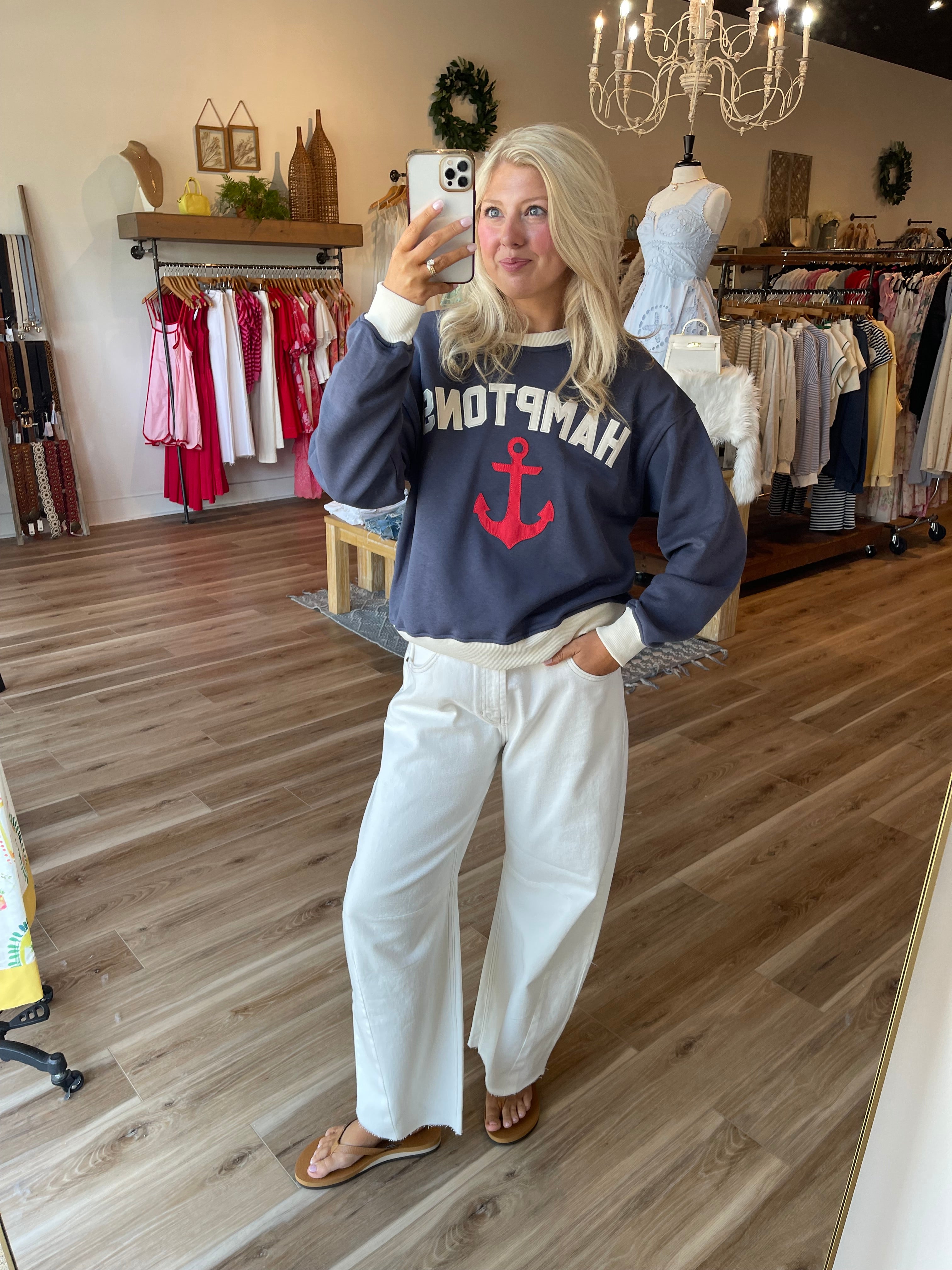 Hamptons Graphic Sweatshirt