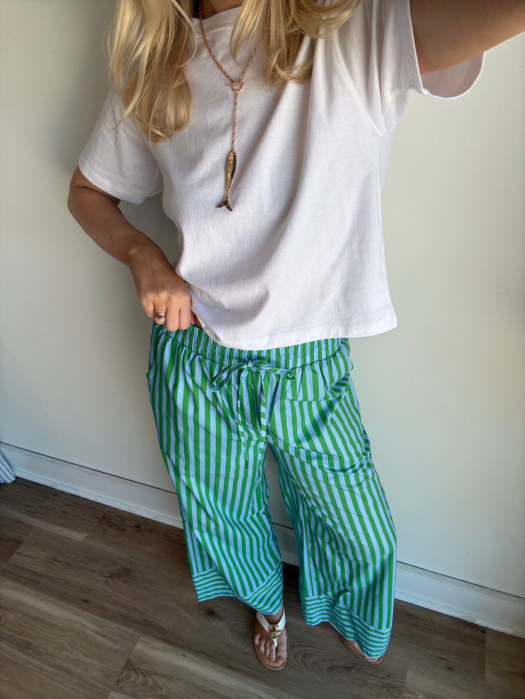 Cora Striped Pants