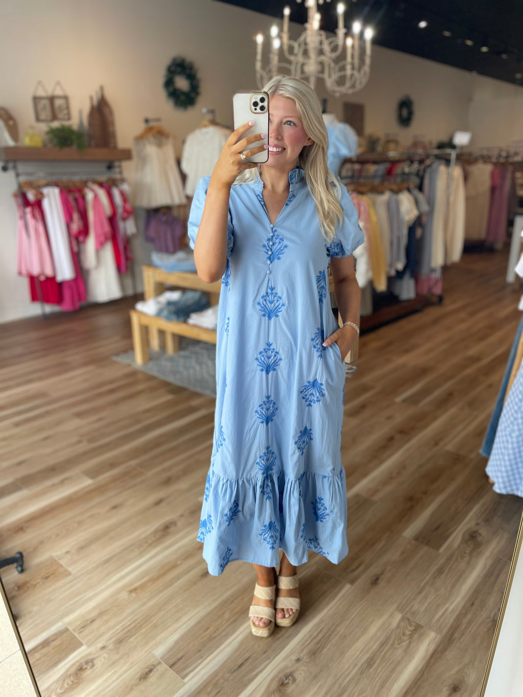 Botanical Midi Dress
