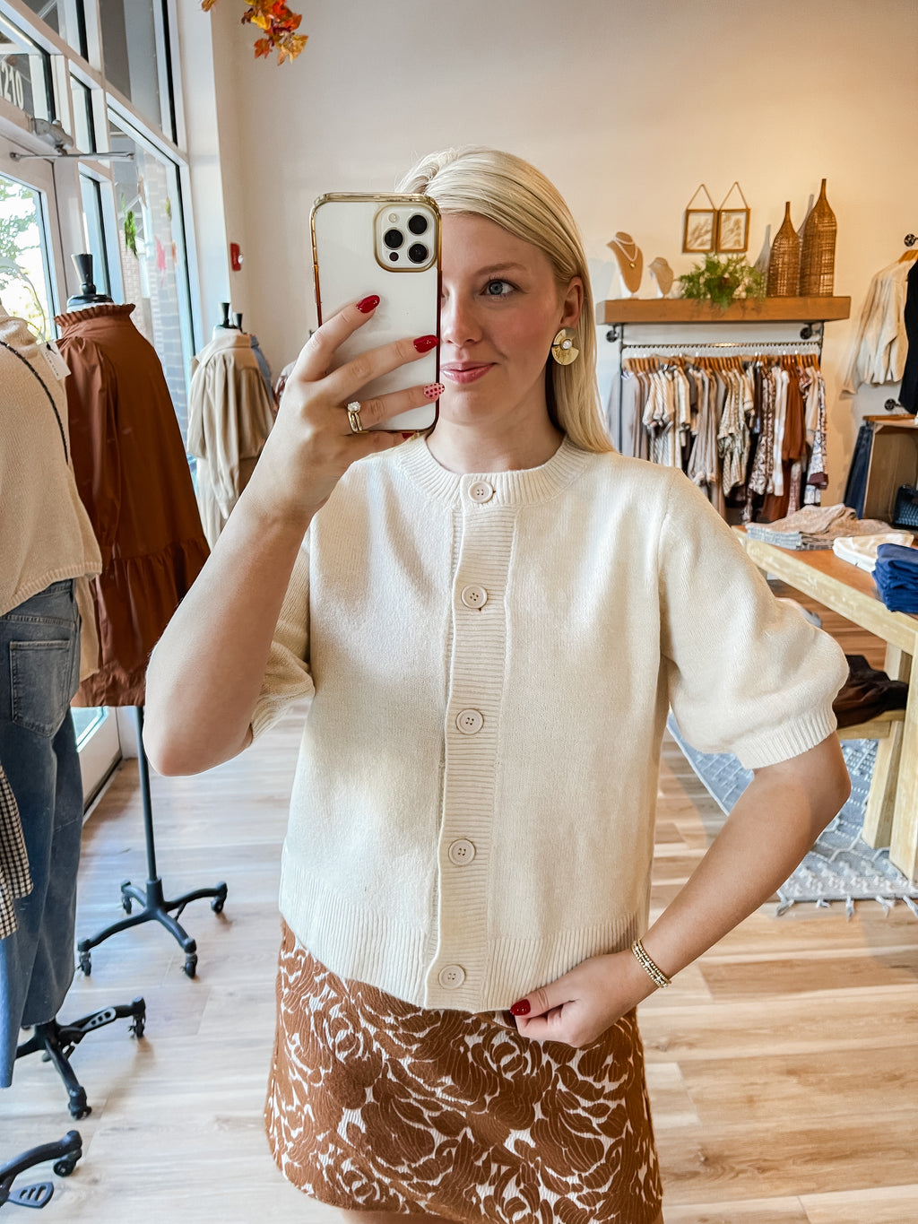 Josie Short Sleeve Sweater