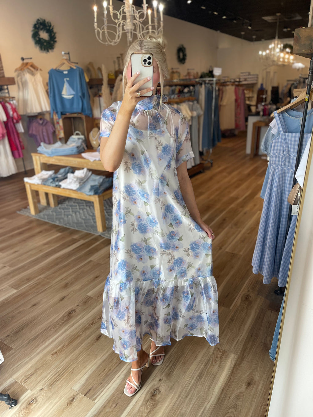 Chiffon Midi Dress