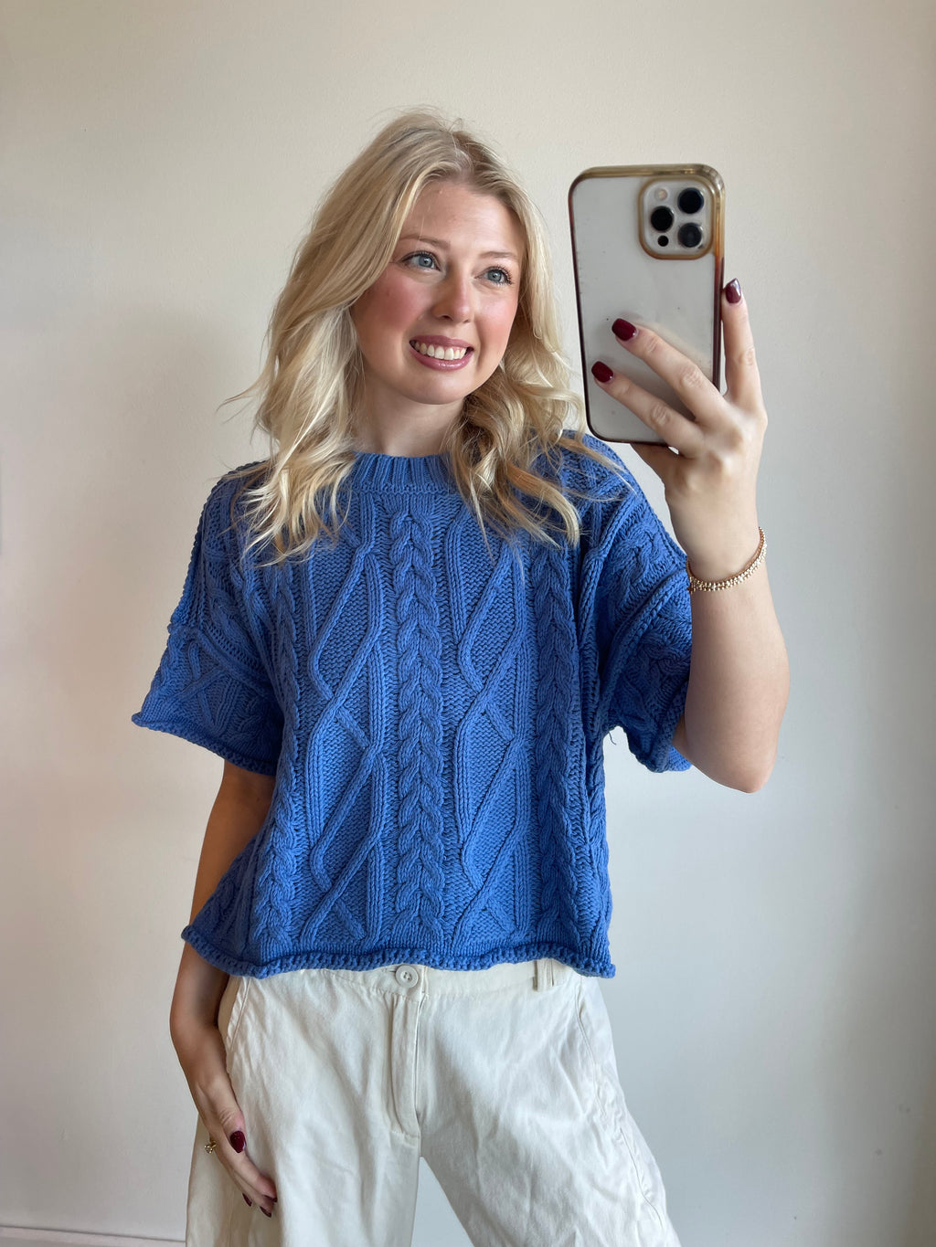 Giselle Cable Knit Top