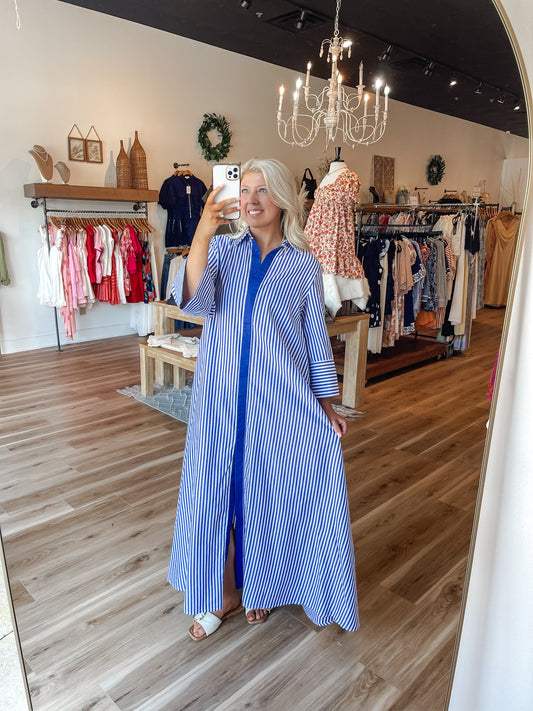 Phoebe Striped Maxi Dress