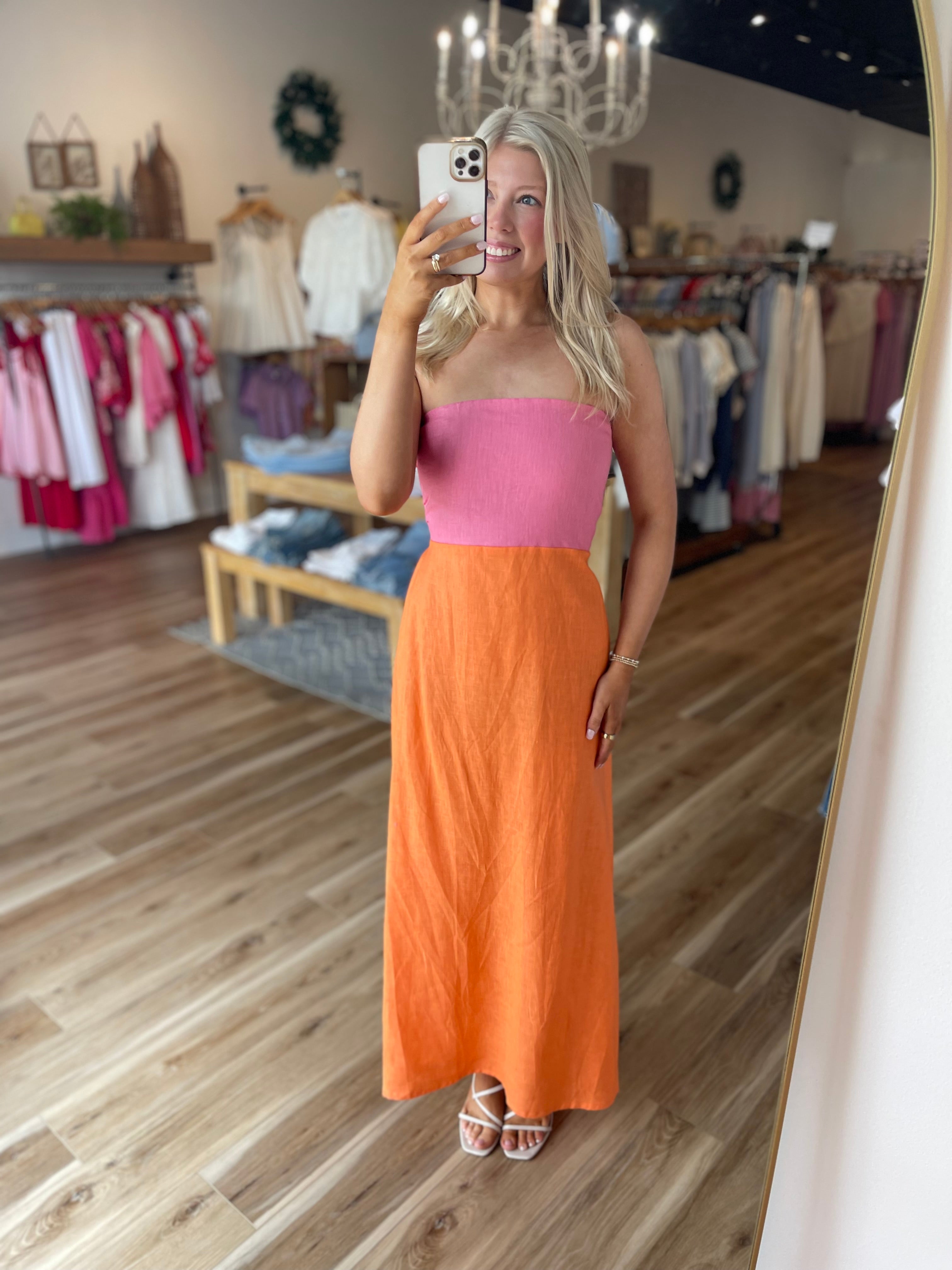 Mei Linen Maxi Dress