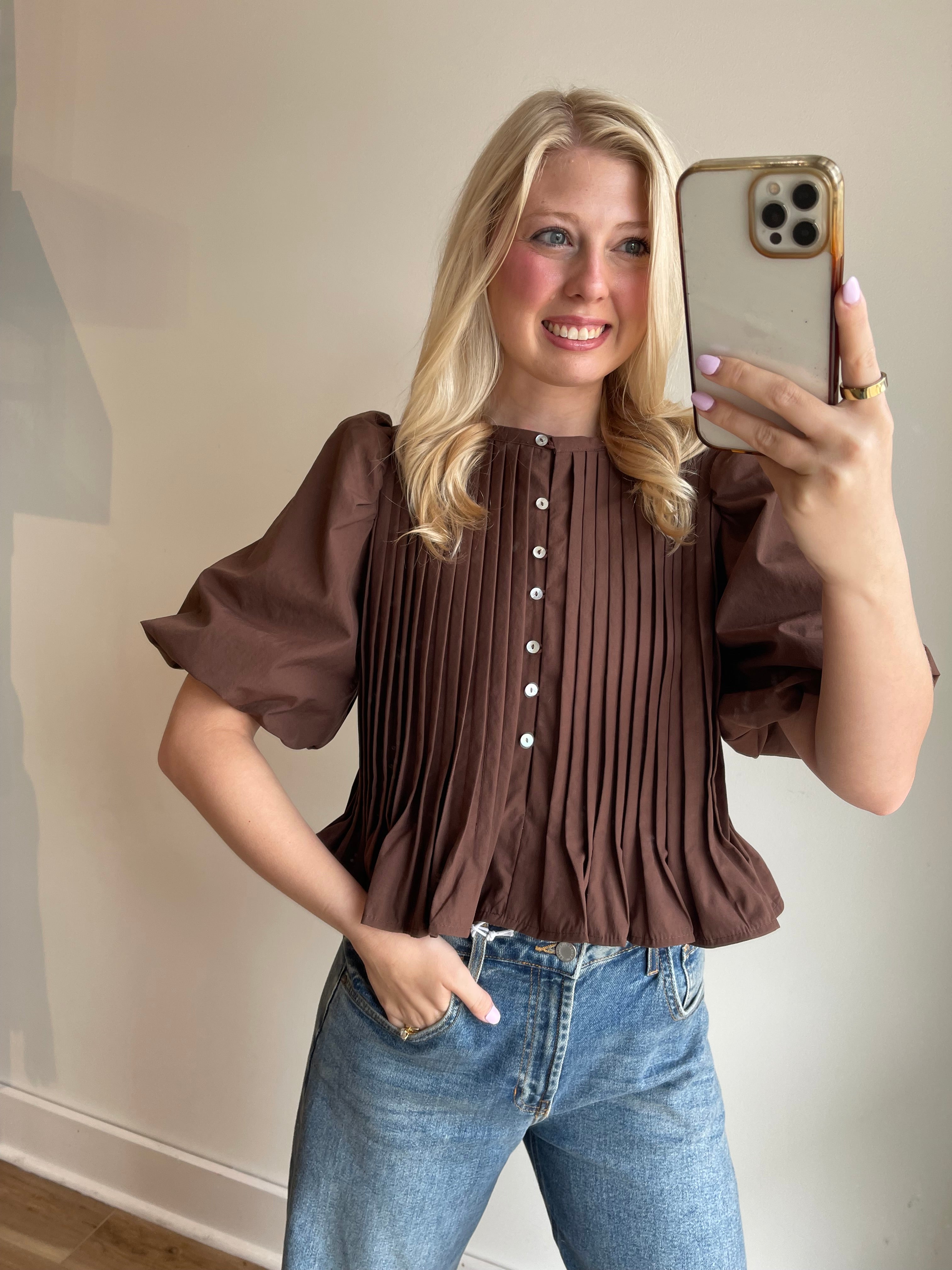 Emmaline Peplum Blouse