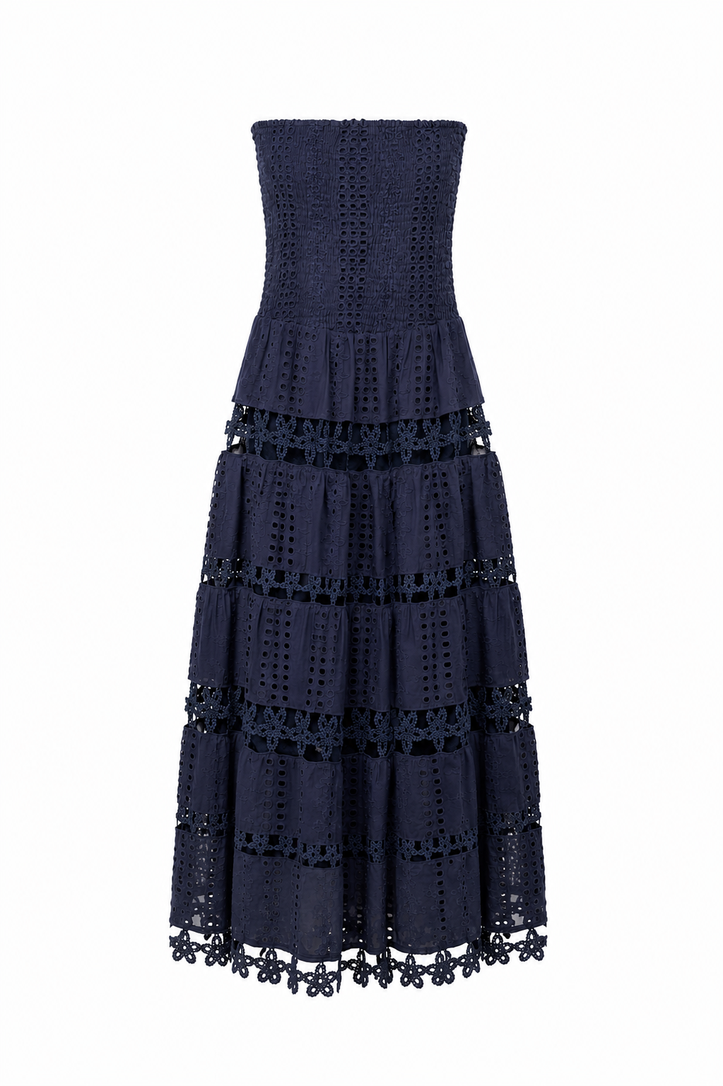 Charlie Eyelet Midi Dress