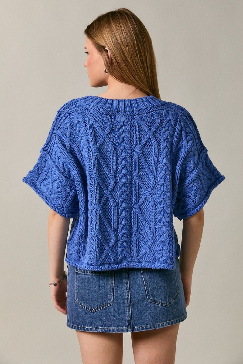Giselle Cable Knit Top