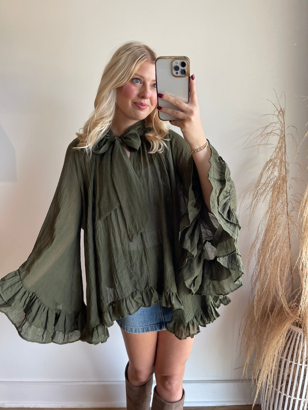 Monica Poncho Top