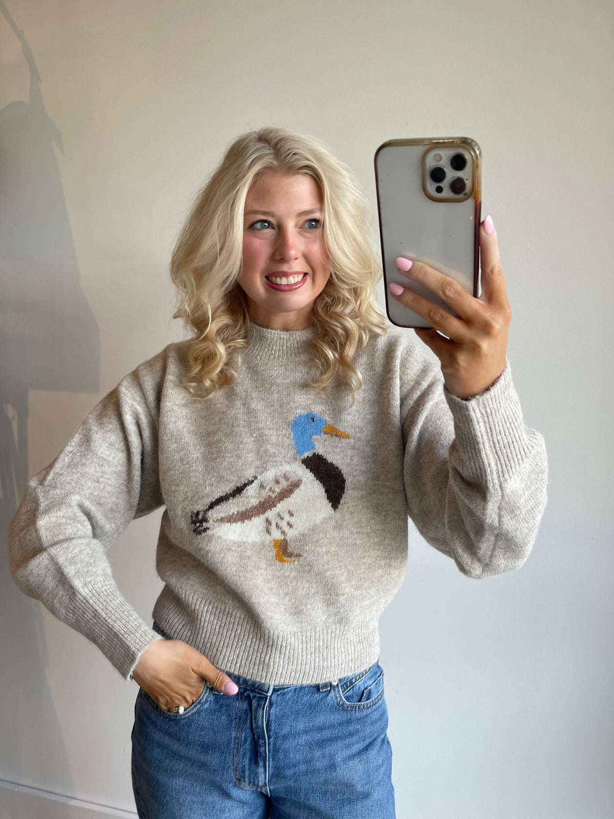 Duck Pullover Sweater