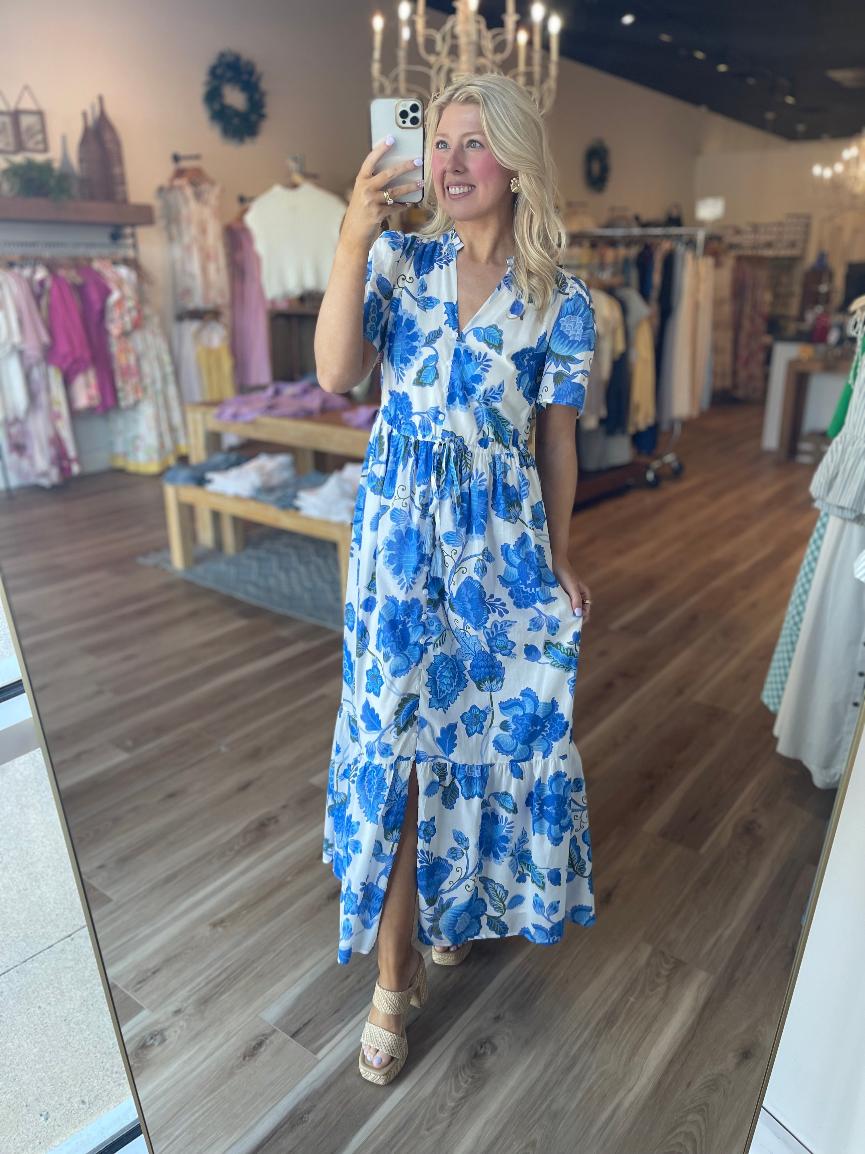 Cassie Floral Maxi Dress