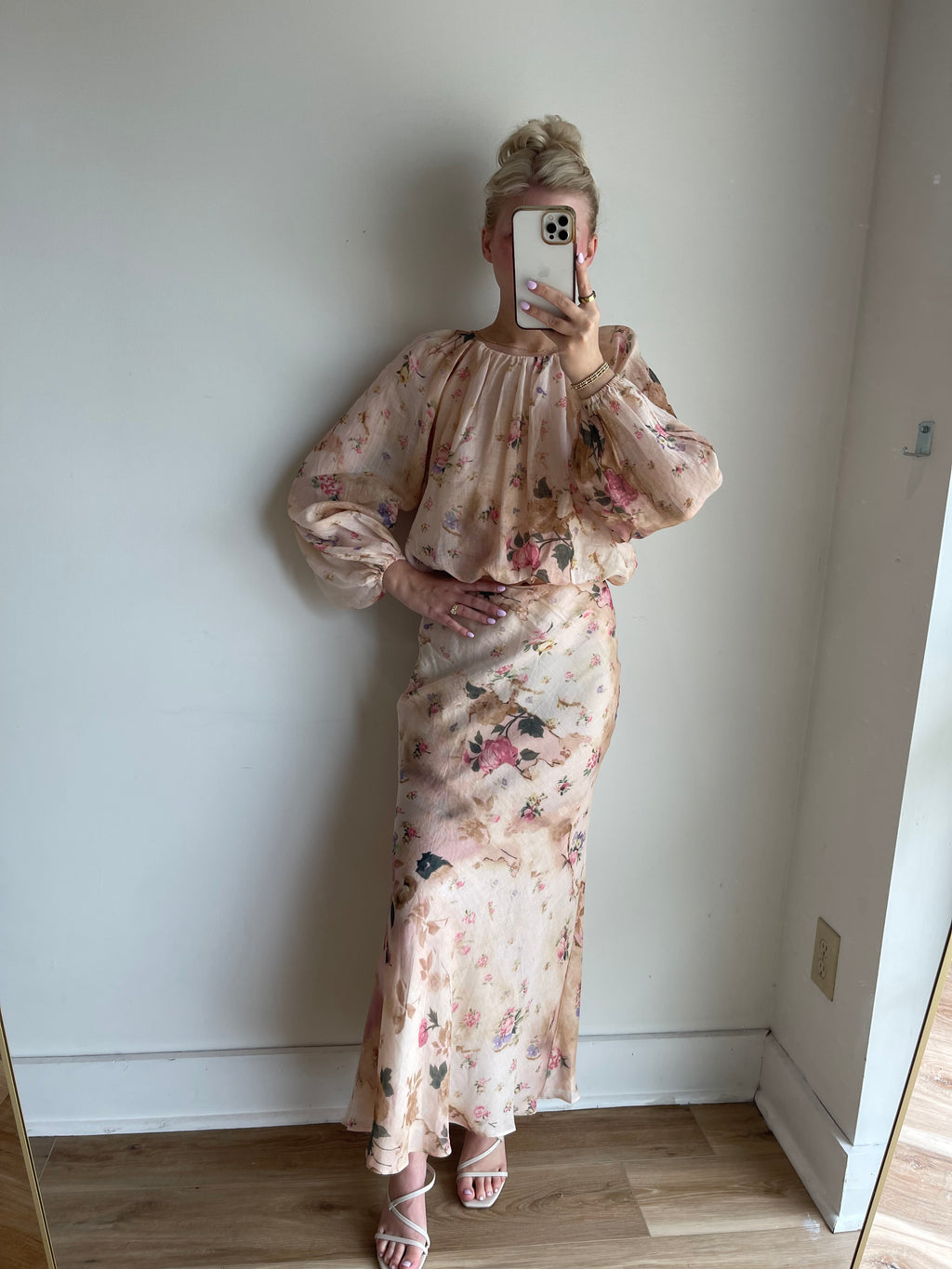 Kaleah Floral Midi Skirt