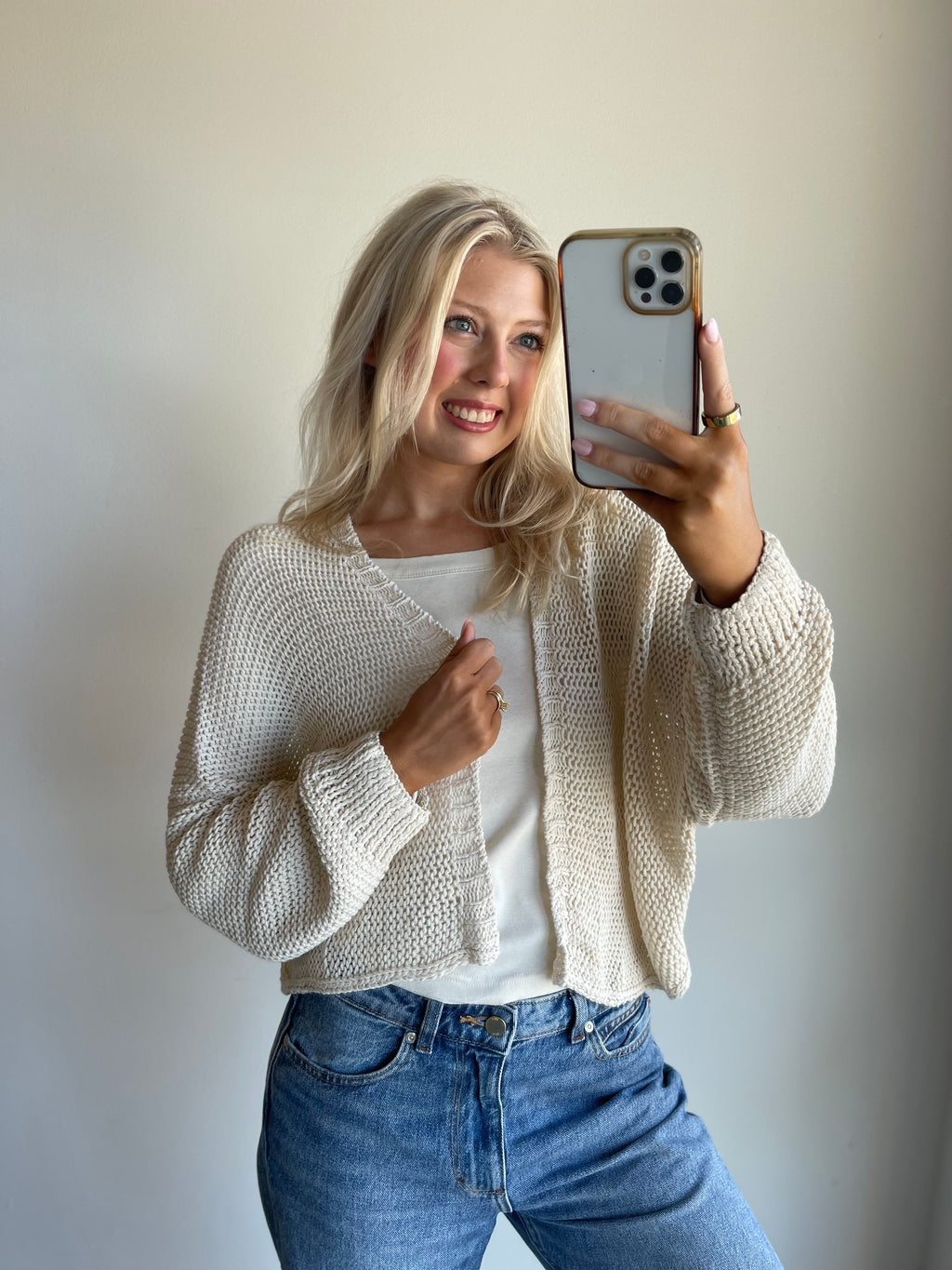 Kelsey Cropped Cardigan