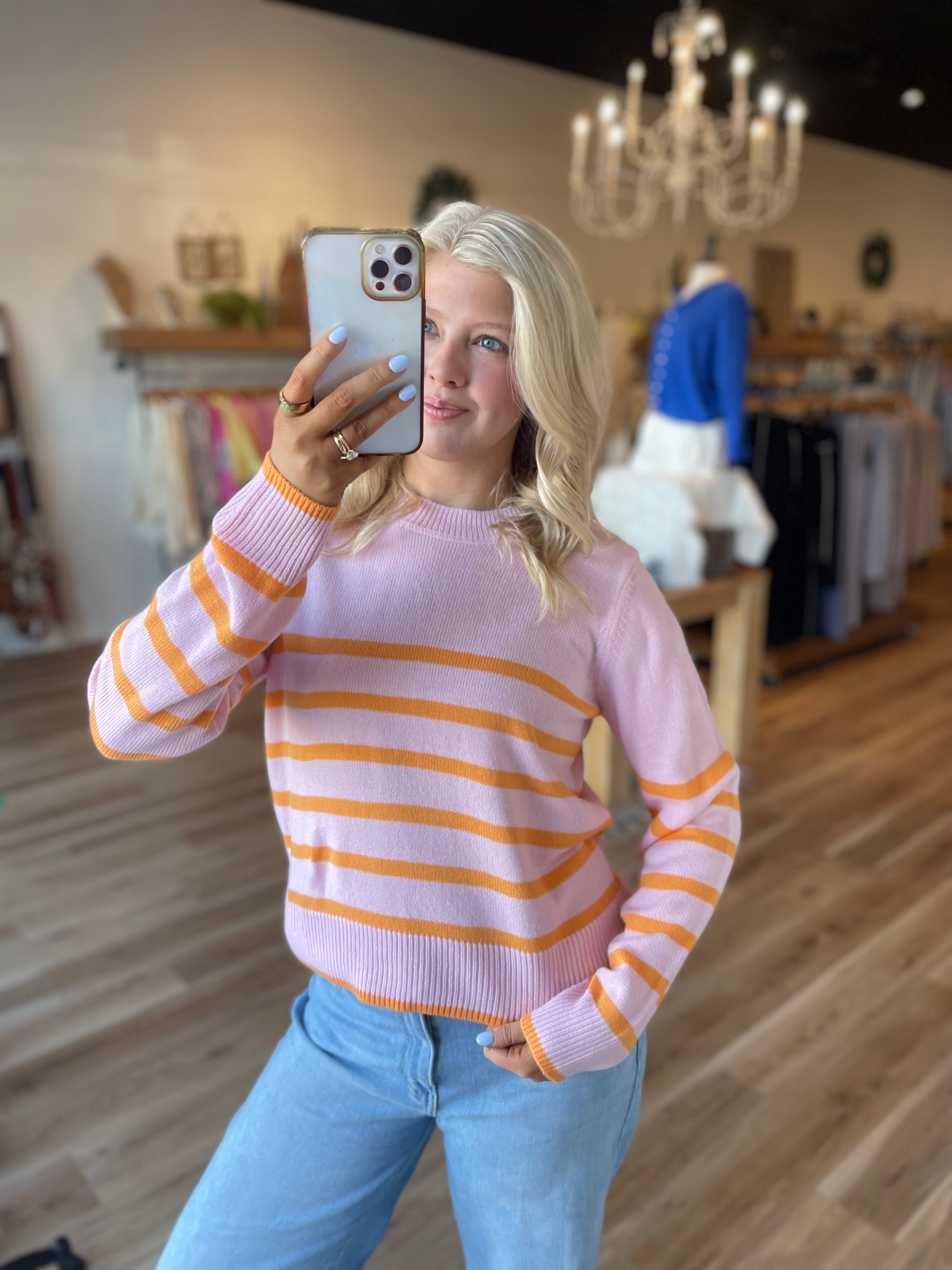 Chantilly Striped Sweater