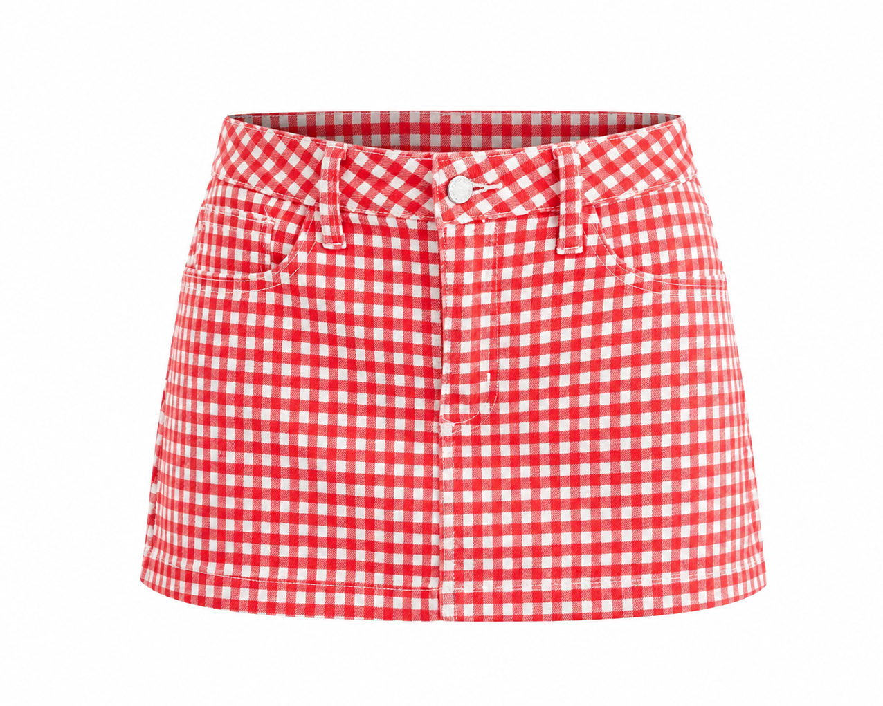 The Micro Mini Skirt - Gingham