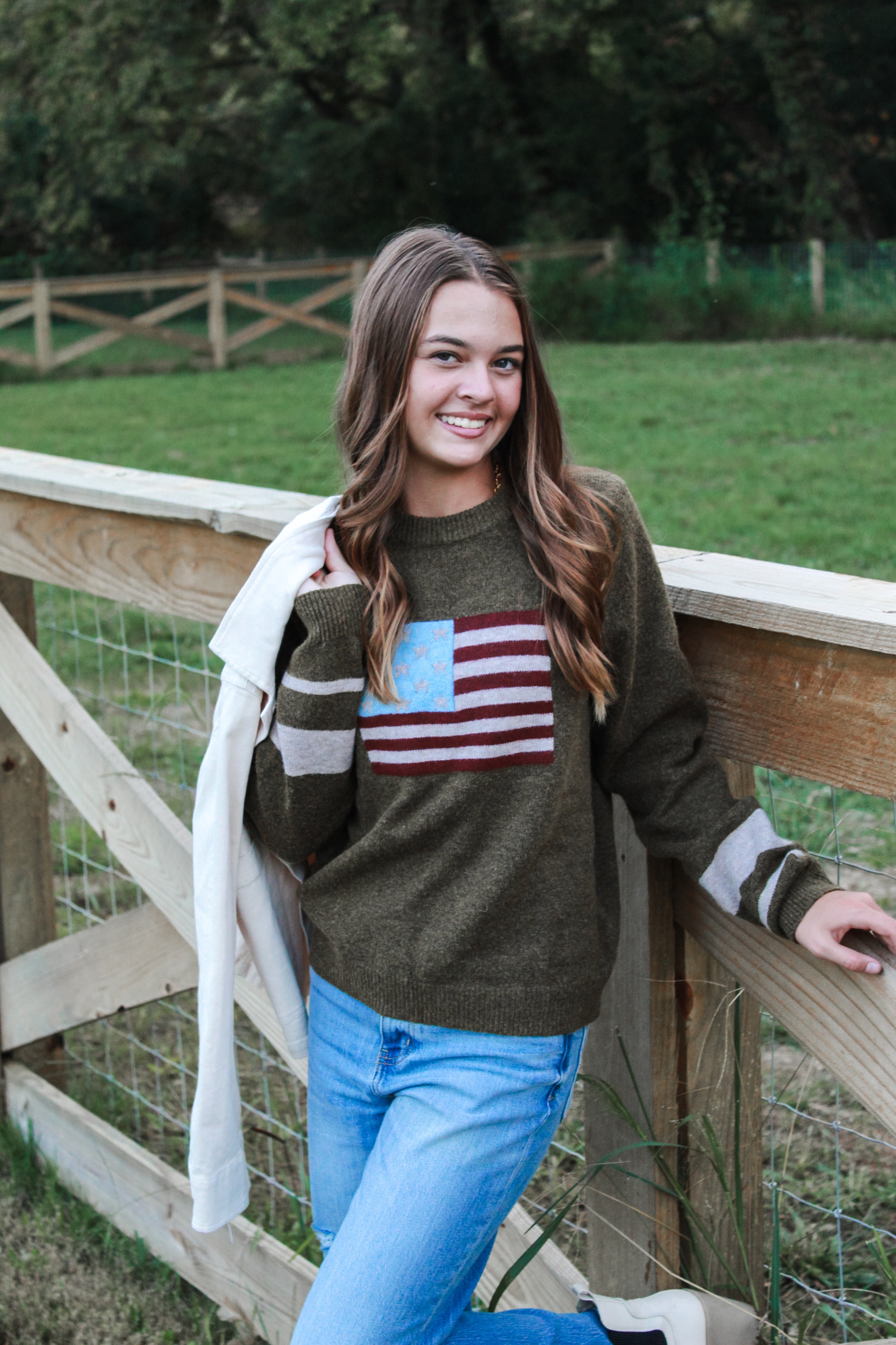 Knitted Flag Sweater