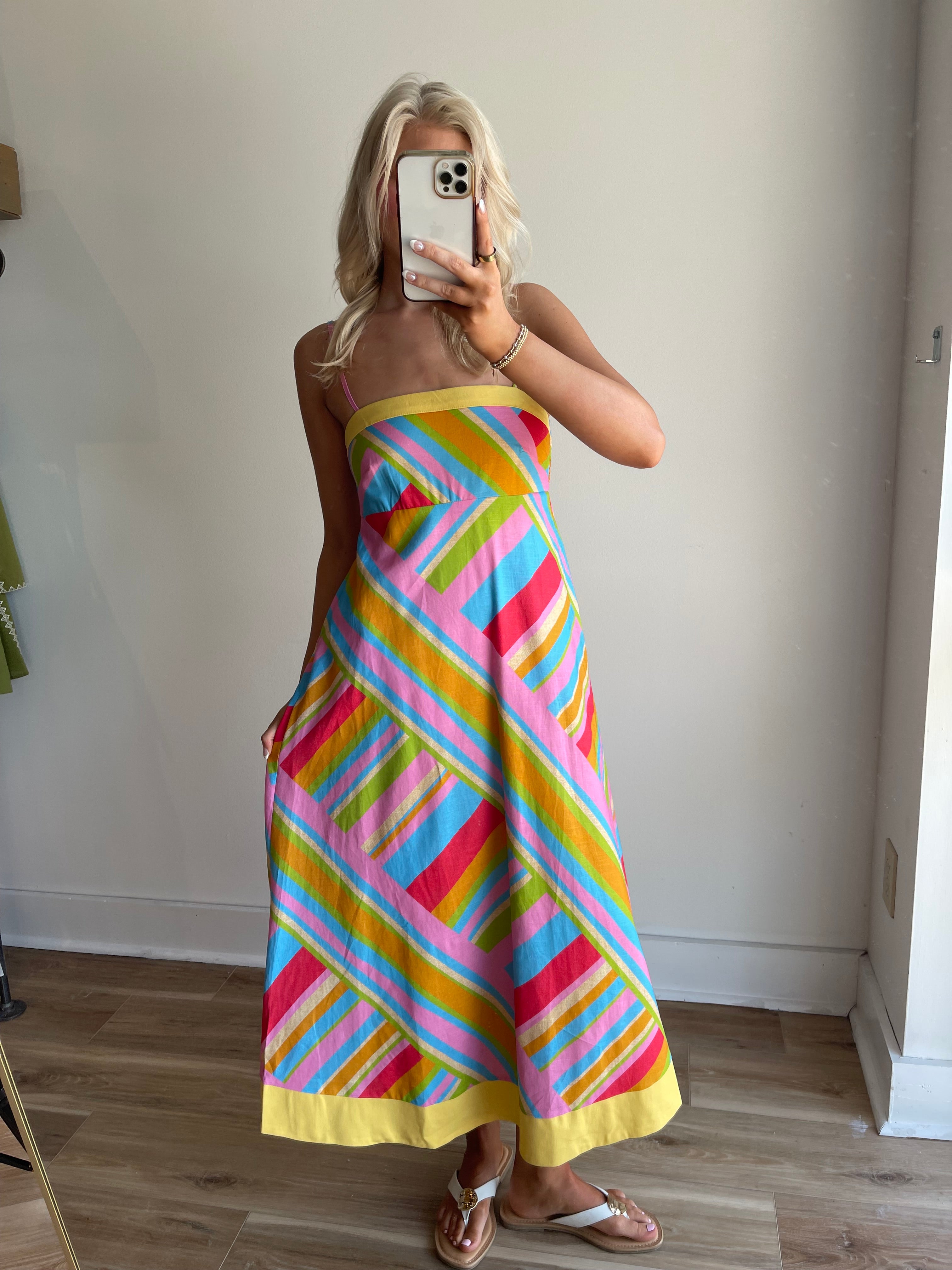 Geo Midi Dress