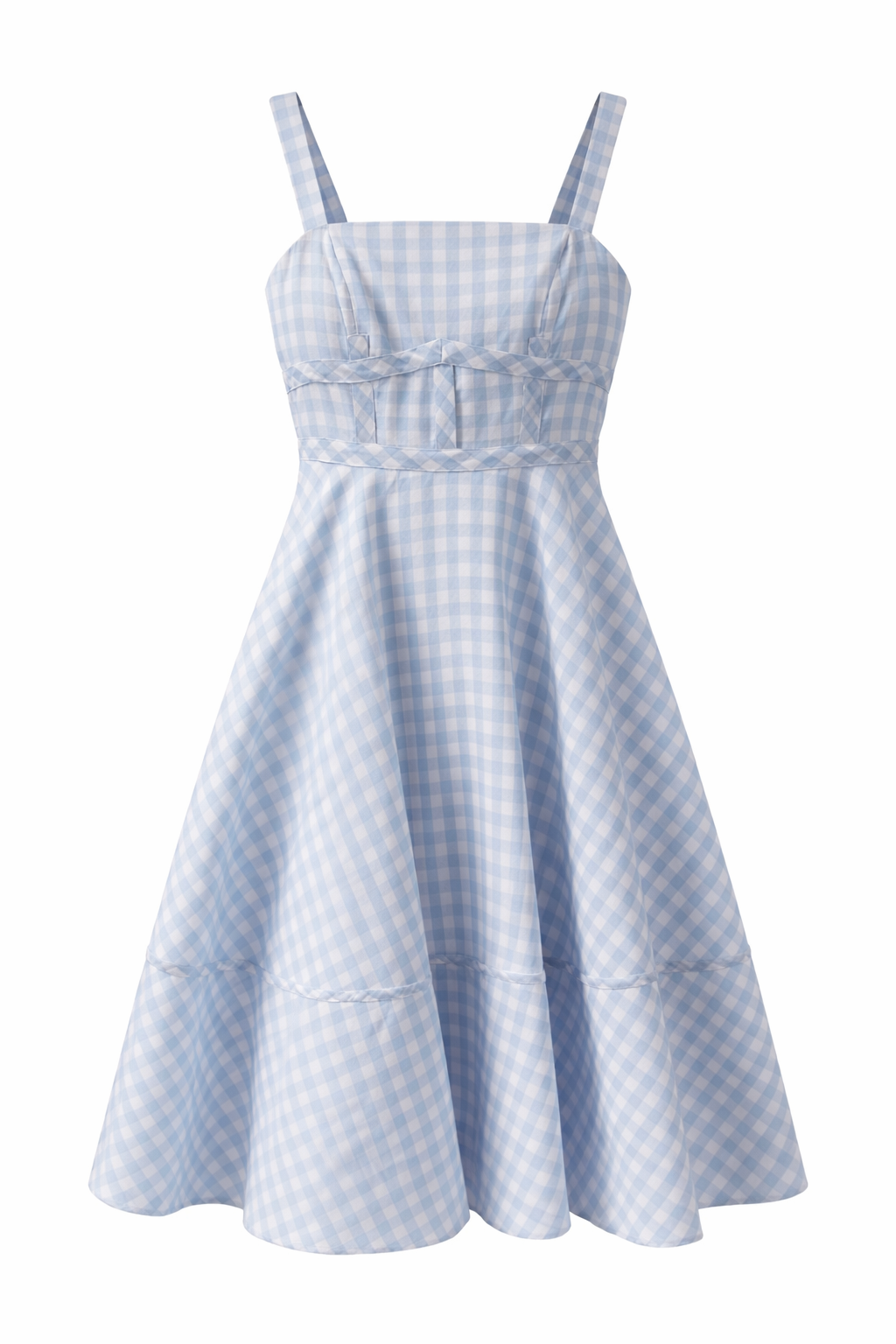 Gabriella Gingham Midi Dress