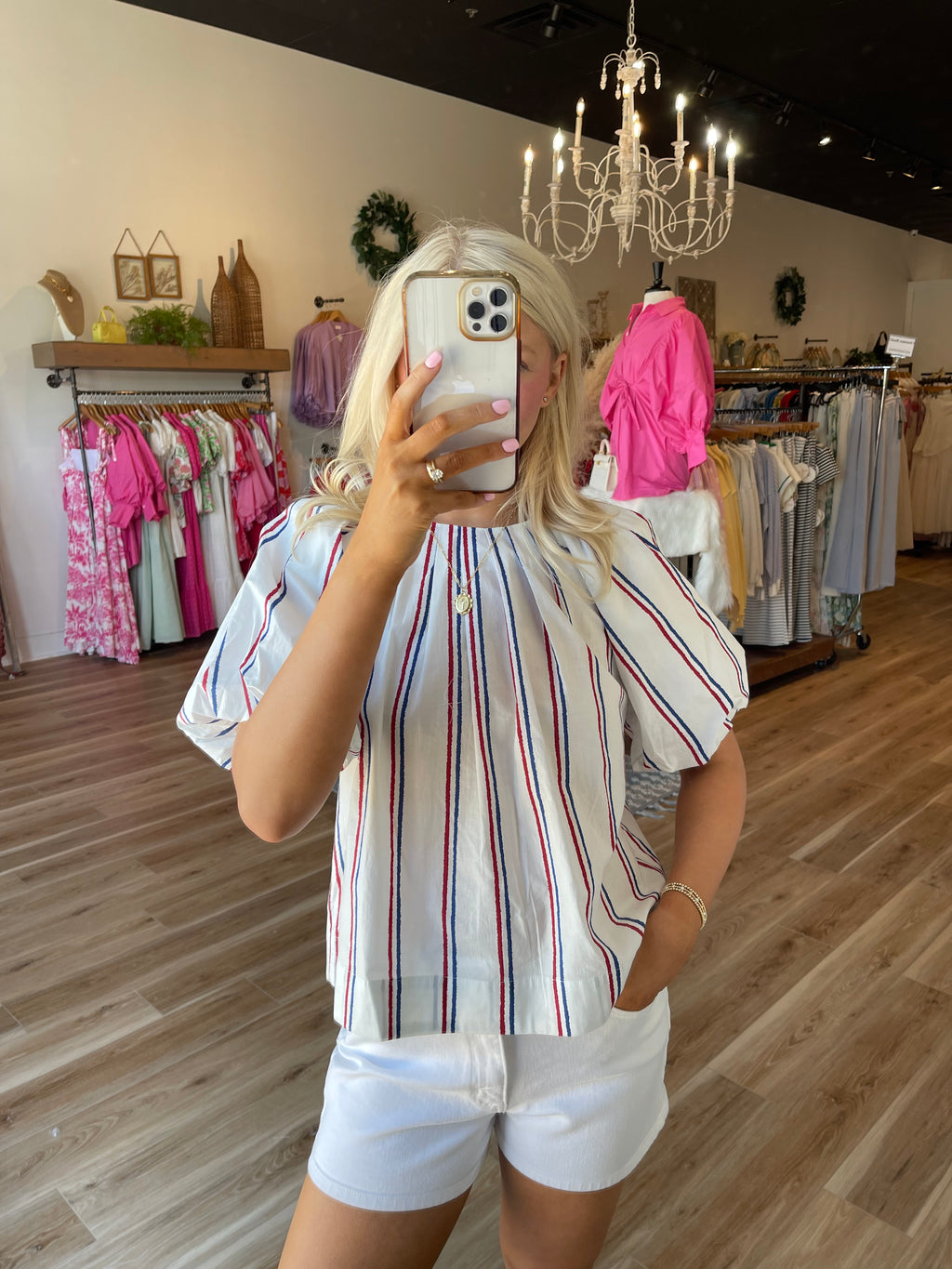 Ruby Striped Top
