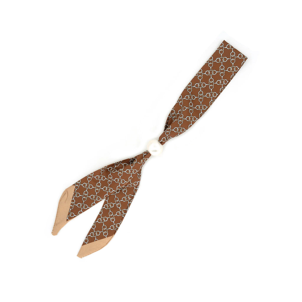 Pearl Clasp Scarf
