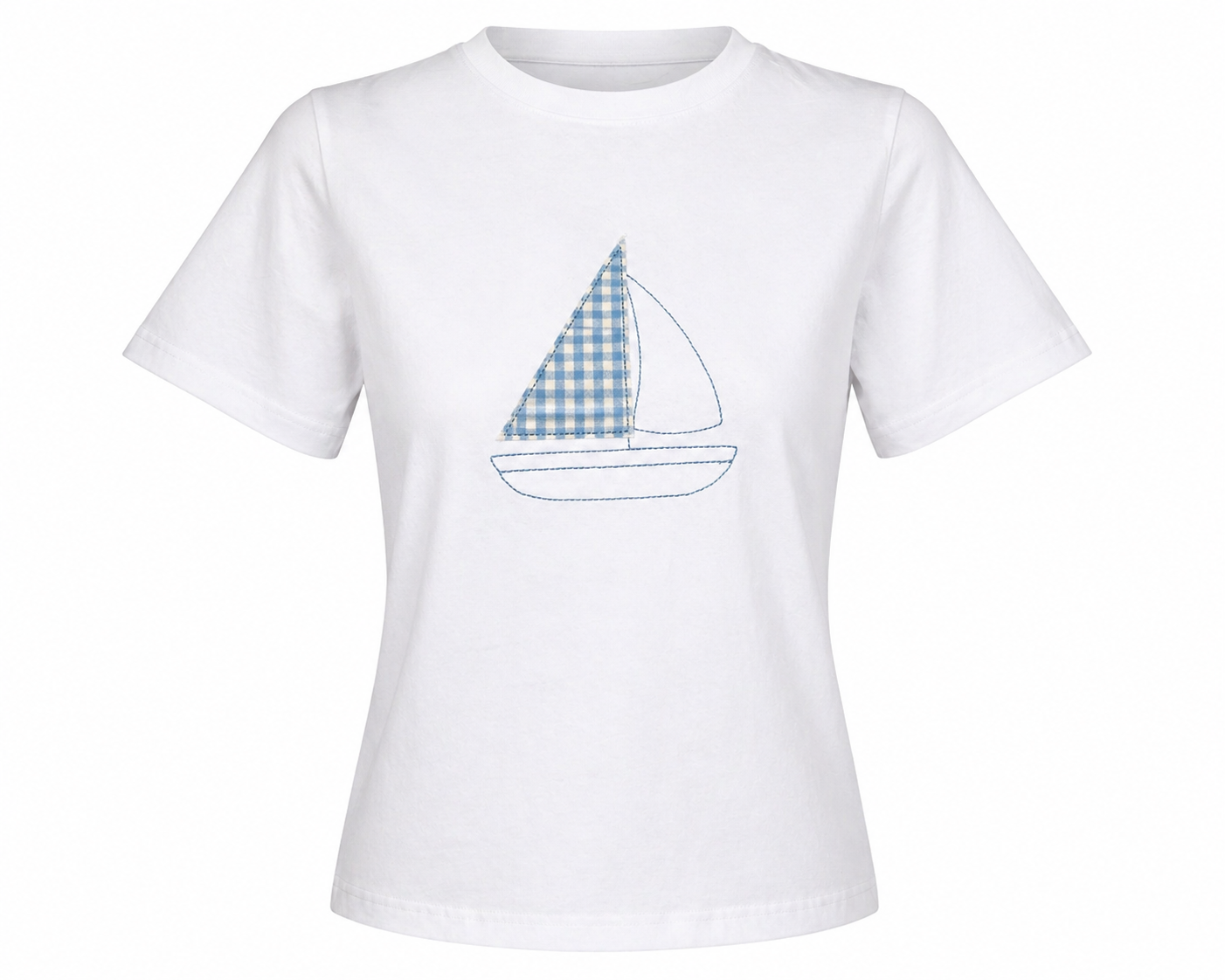 Gingham Sail Tee