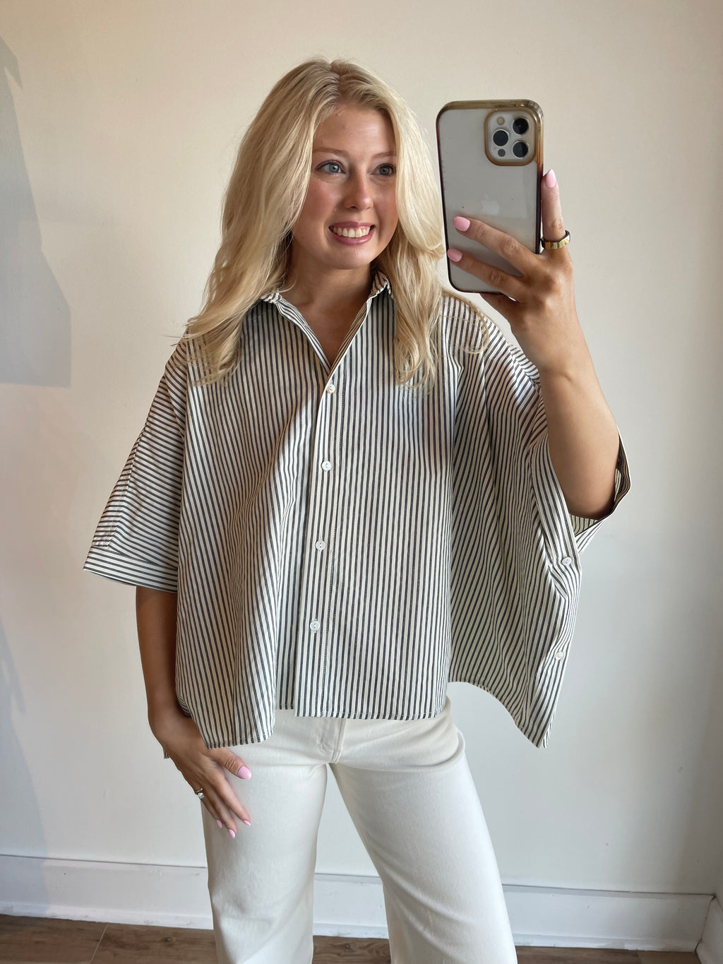 Mason Striped Button Down Shirt