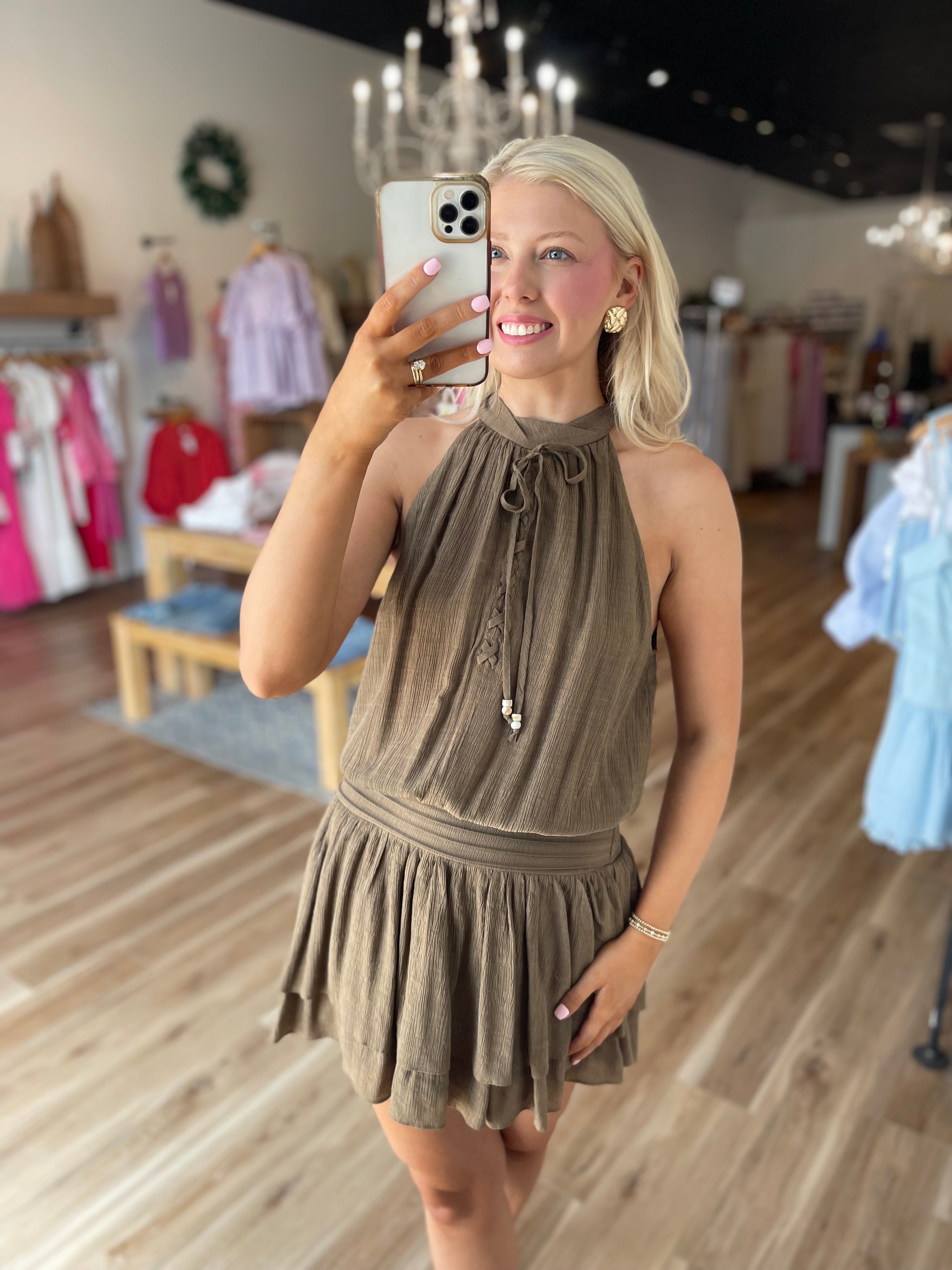 Charlie Halter Dress