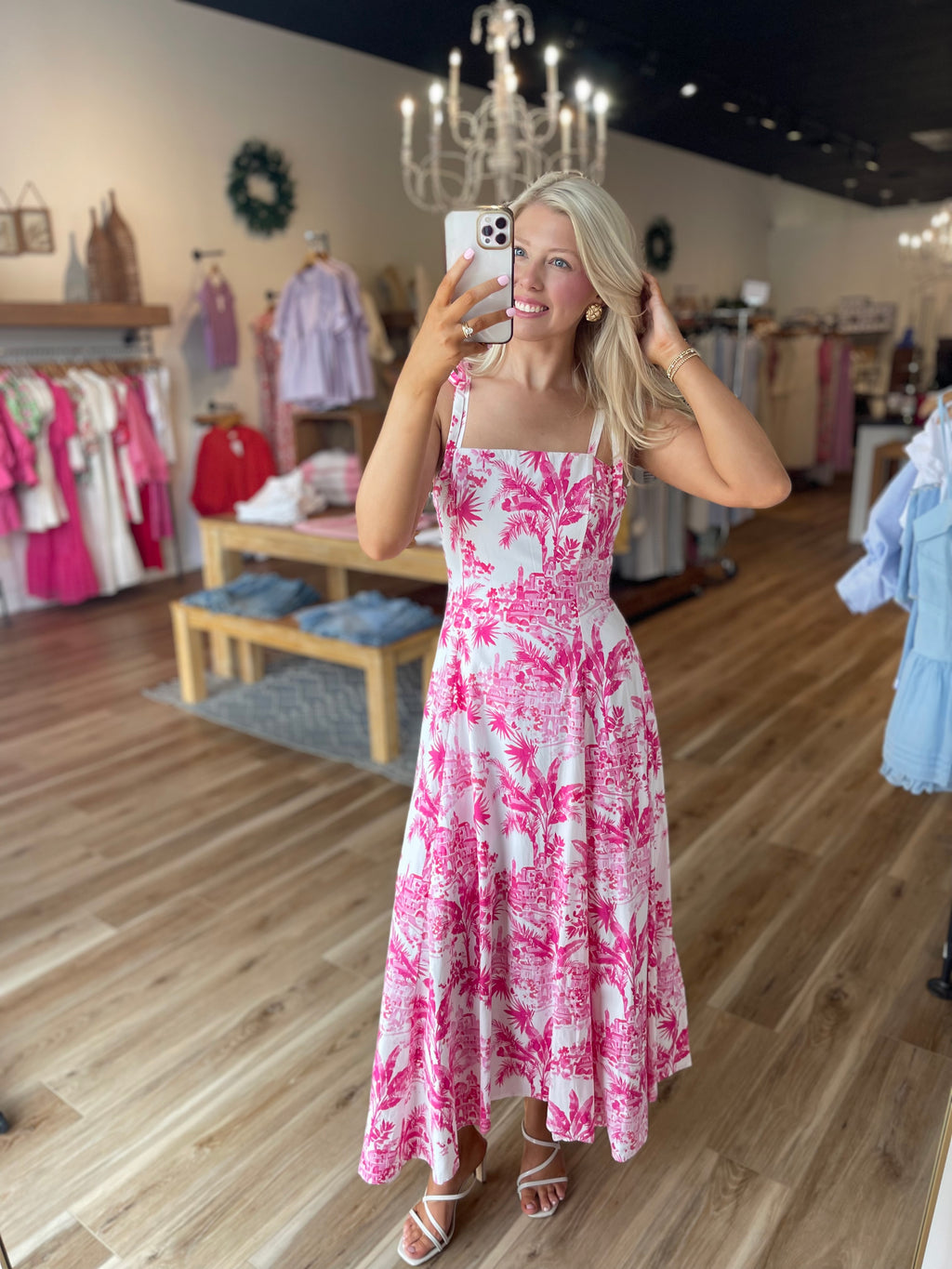 Palm Midi Dress