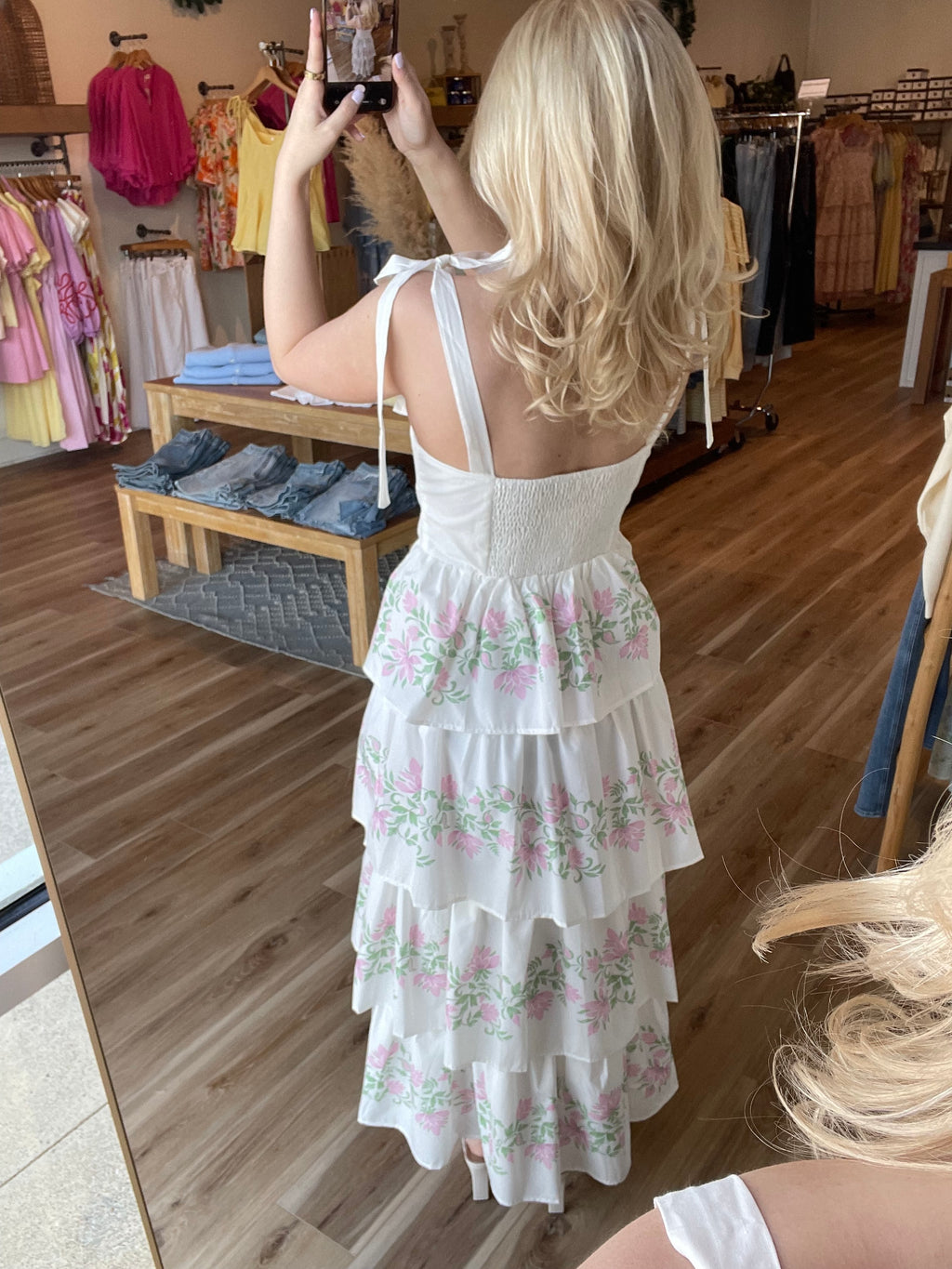 Sage Floral Maxi Dress