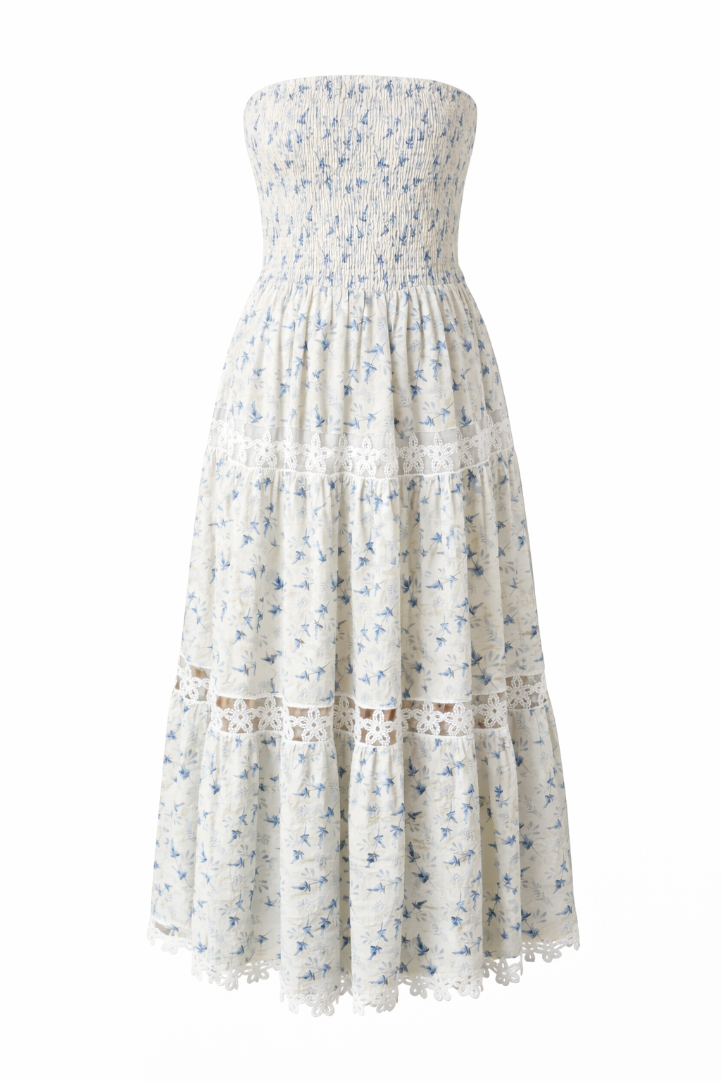 Ellie Eyelet Midi Dress