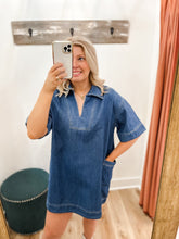 Load image into Gallery viewer, Coley Denim Dress