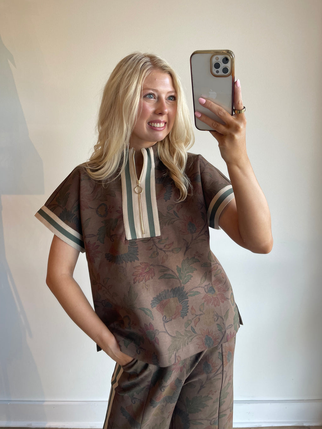 Claudia Floral Top
