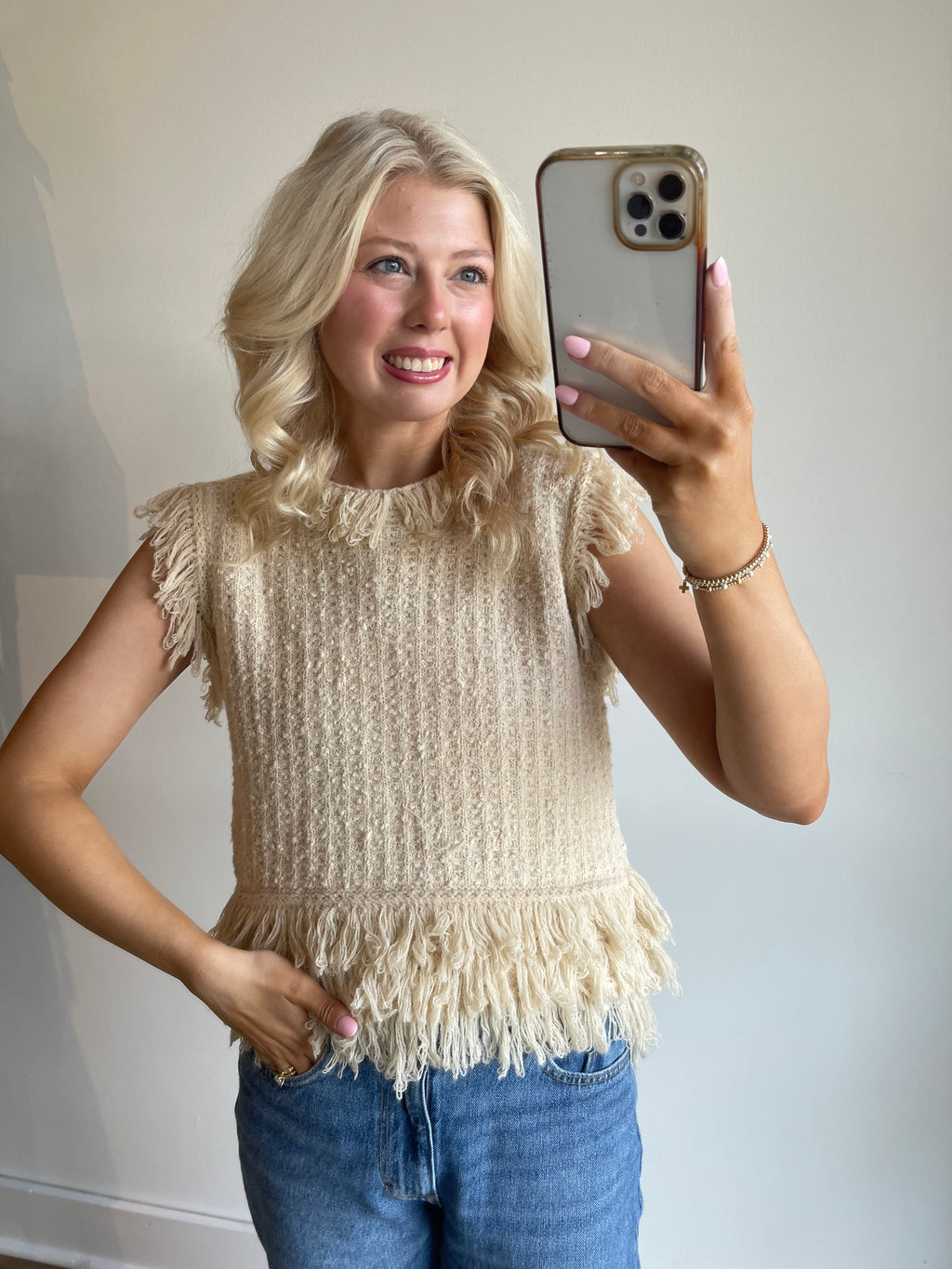 Lilah Fringe Top