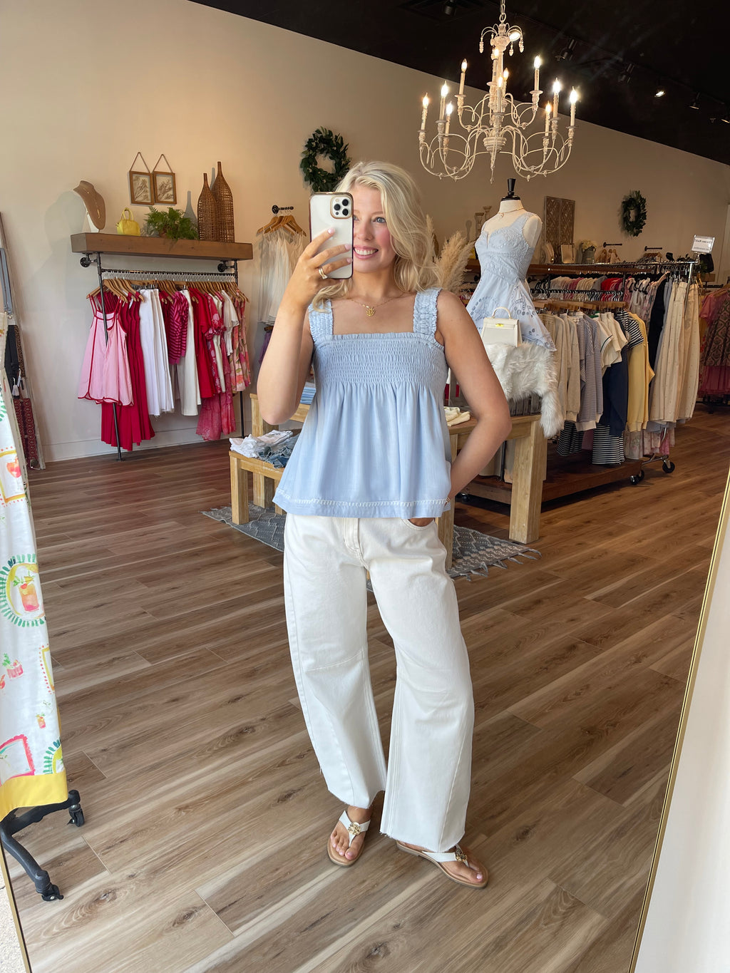 Eden Smocked Top