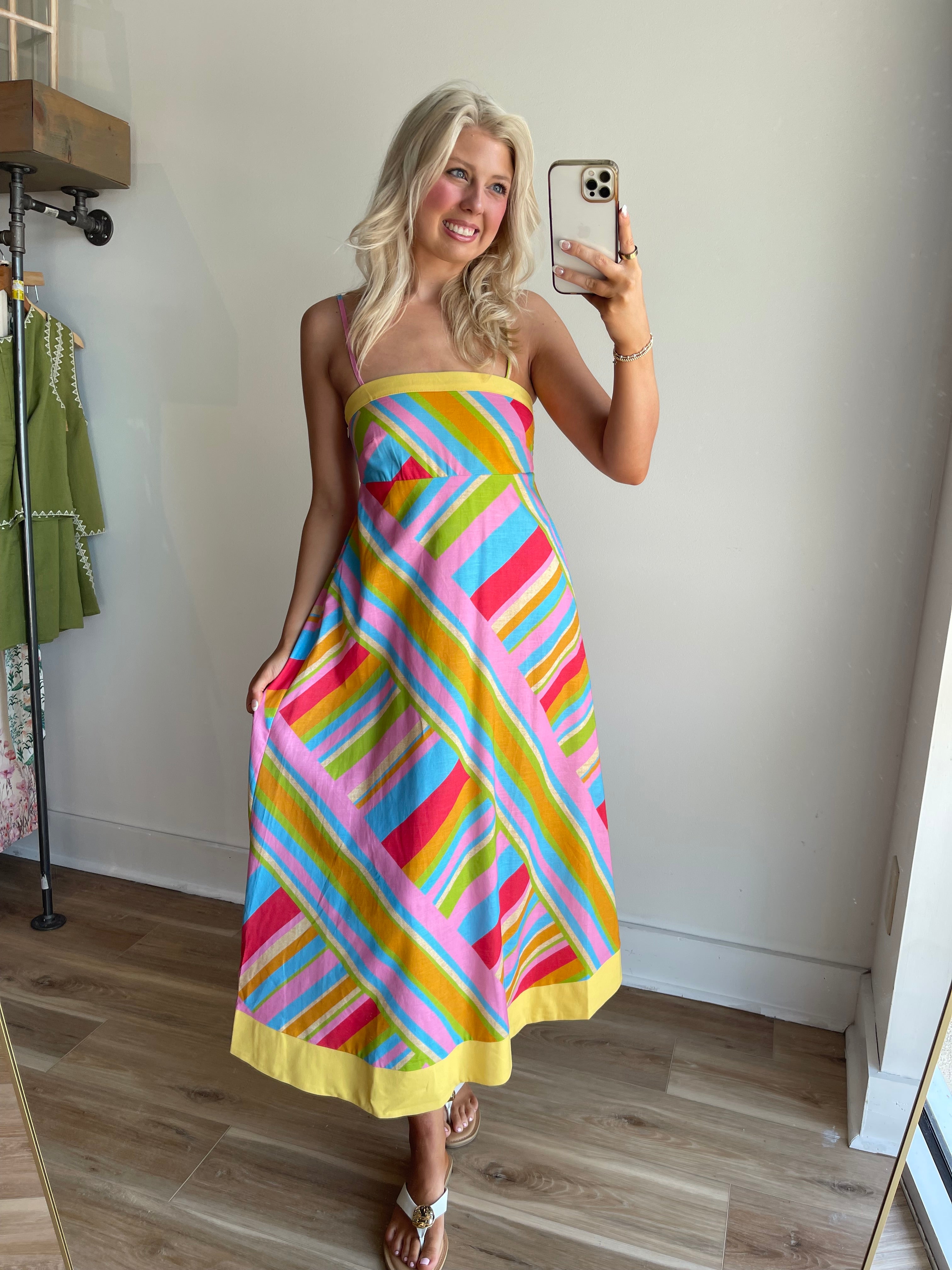 Geo Midi Dress