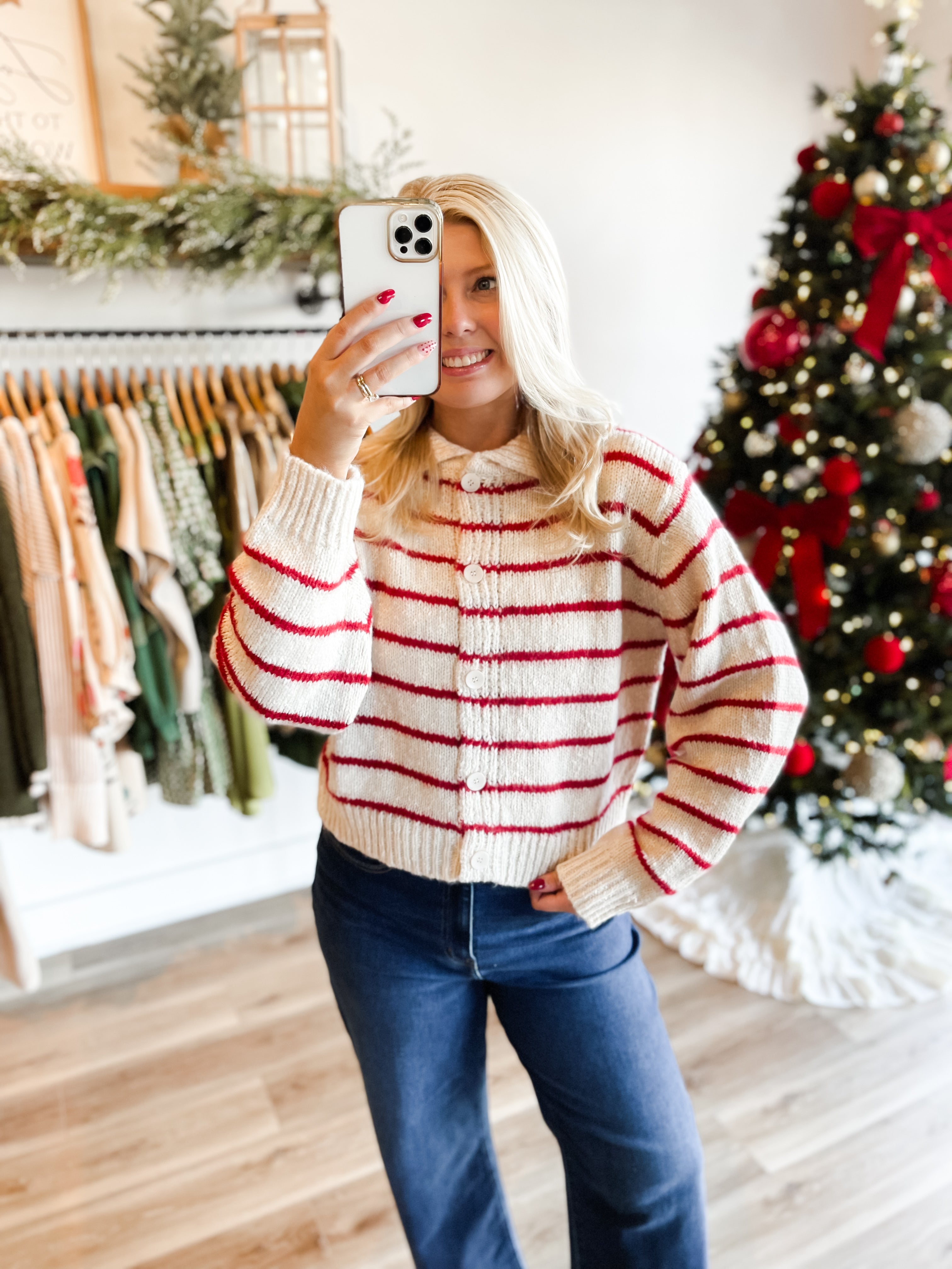 Kylie Striped Cardigan